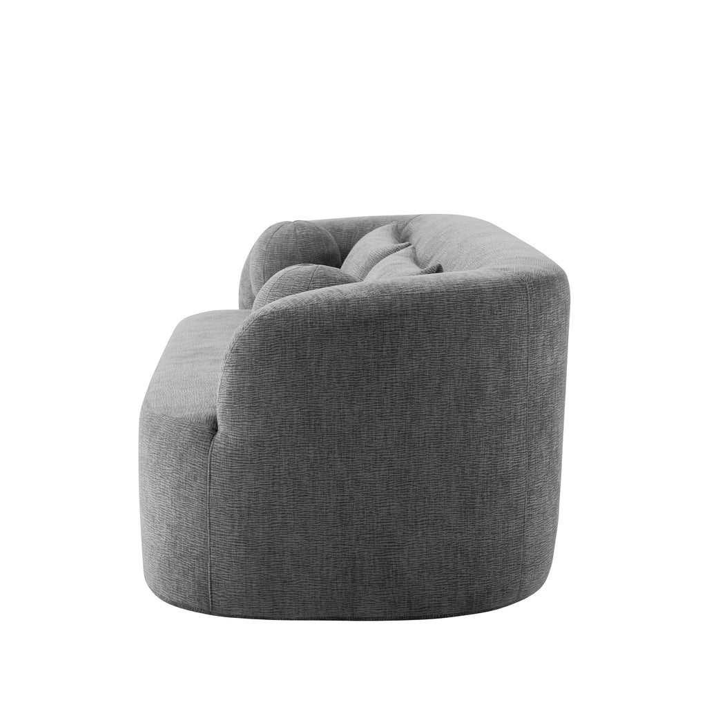 Gray boneless sofa lifestyle photo