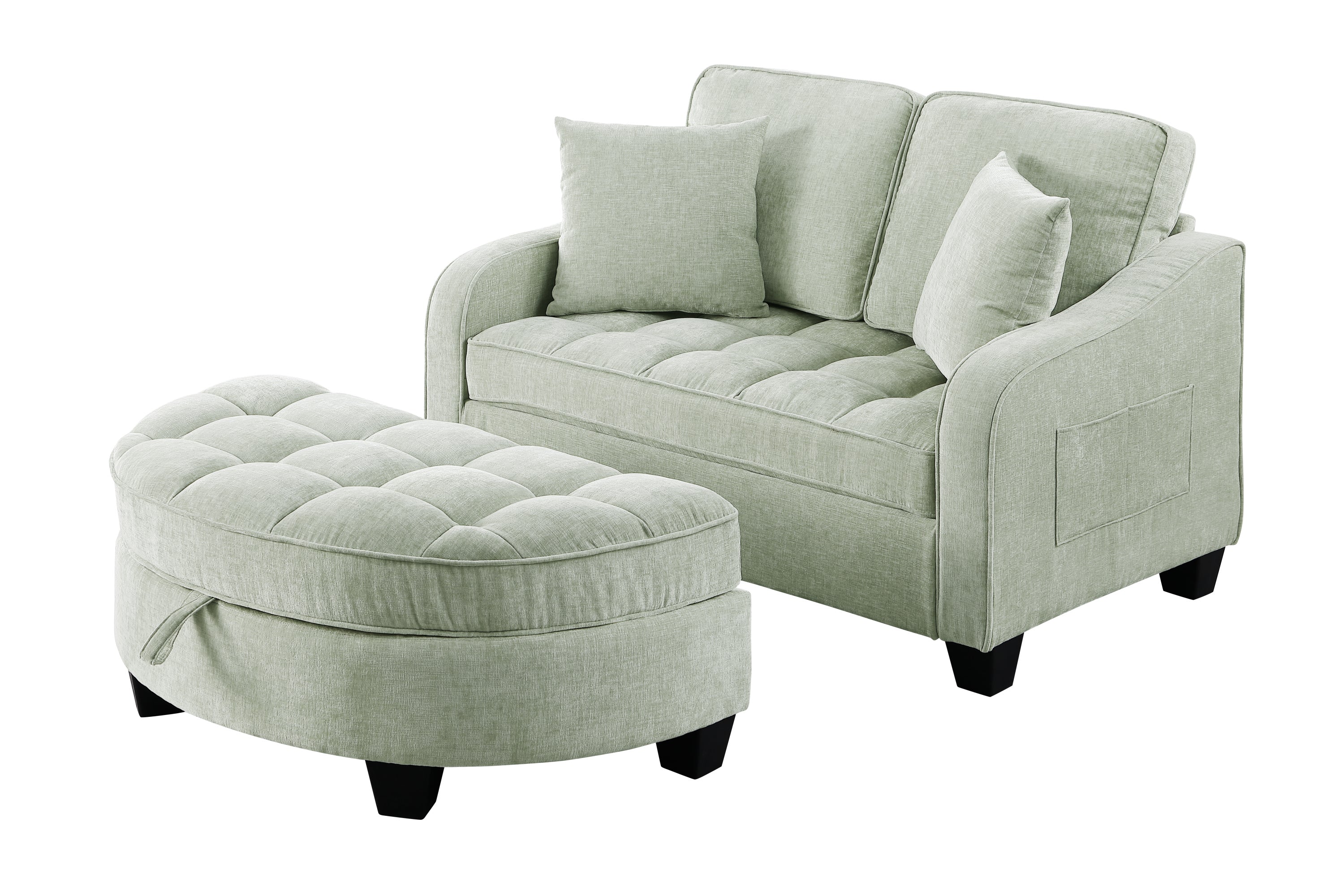 Plush corduroy upholstery texture close-up