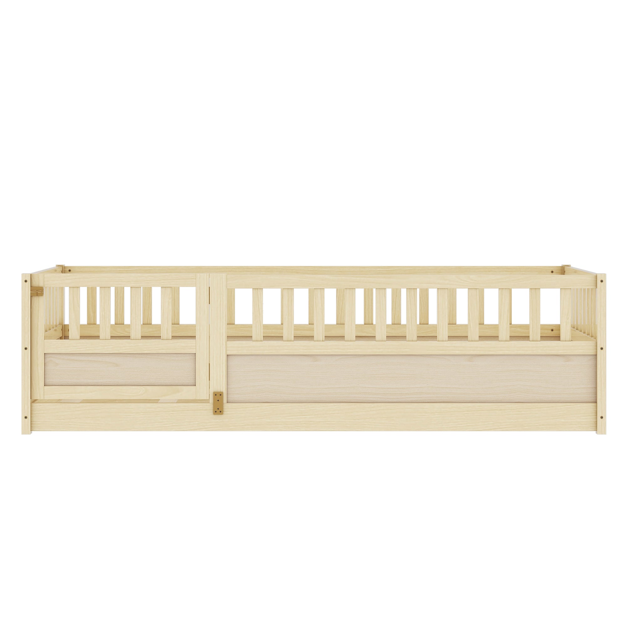 Montessori twin floor bed lifestyle photo