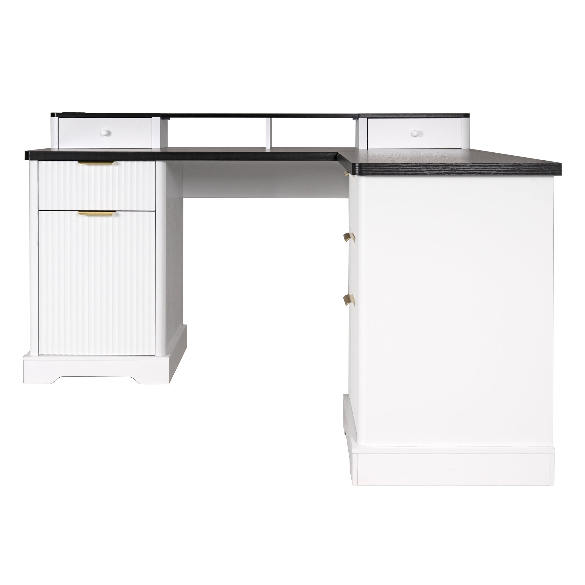 Home office desk monitor stand removable support plate