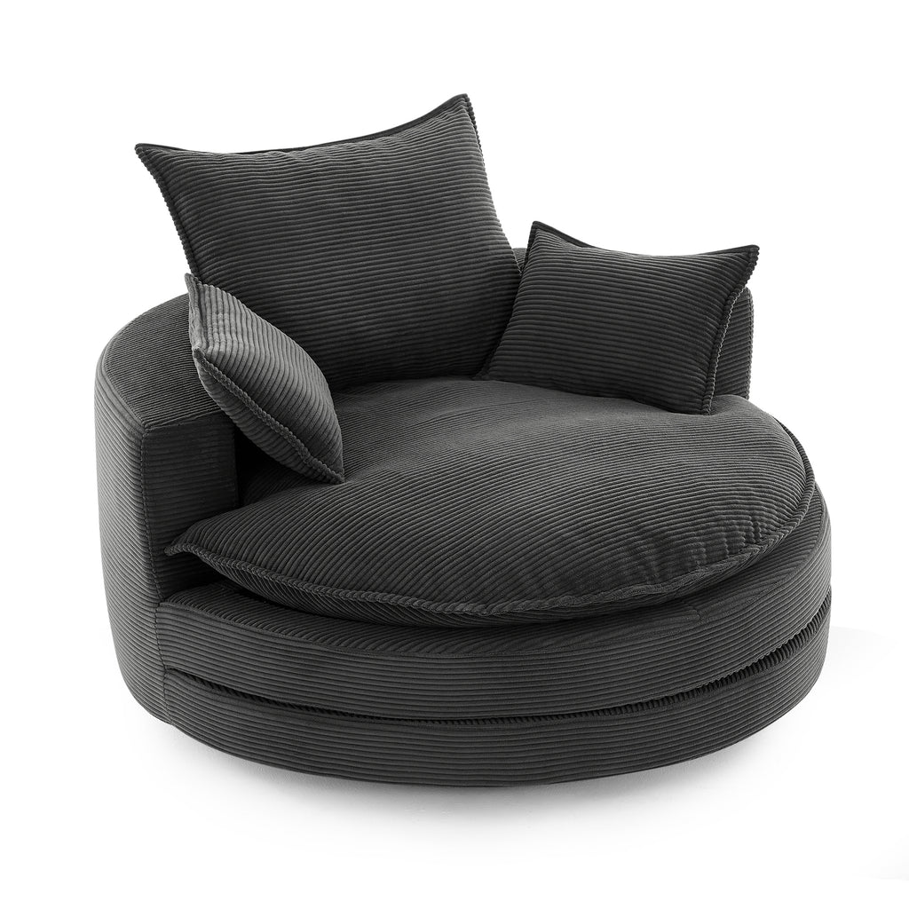 Accent chair assembly and dimension reference