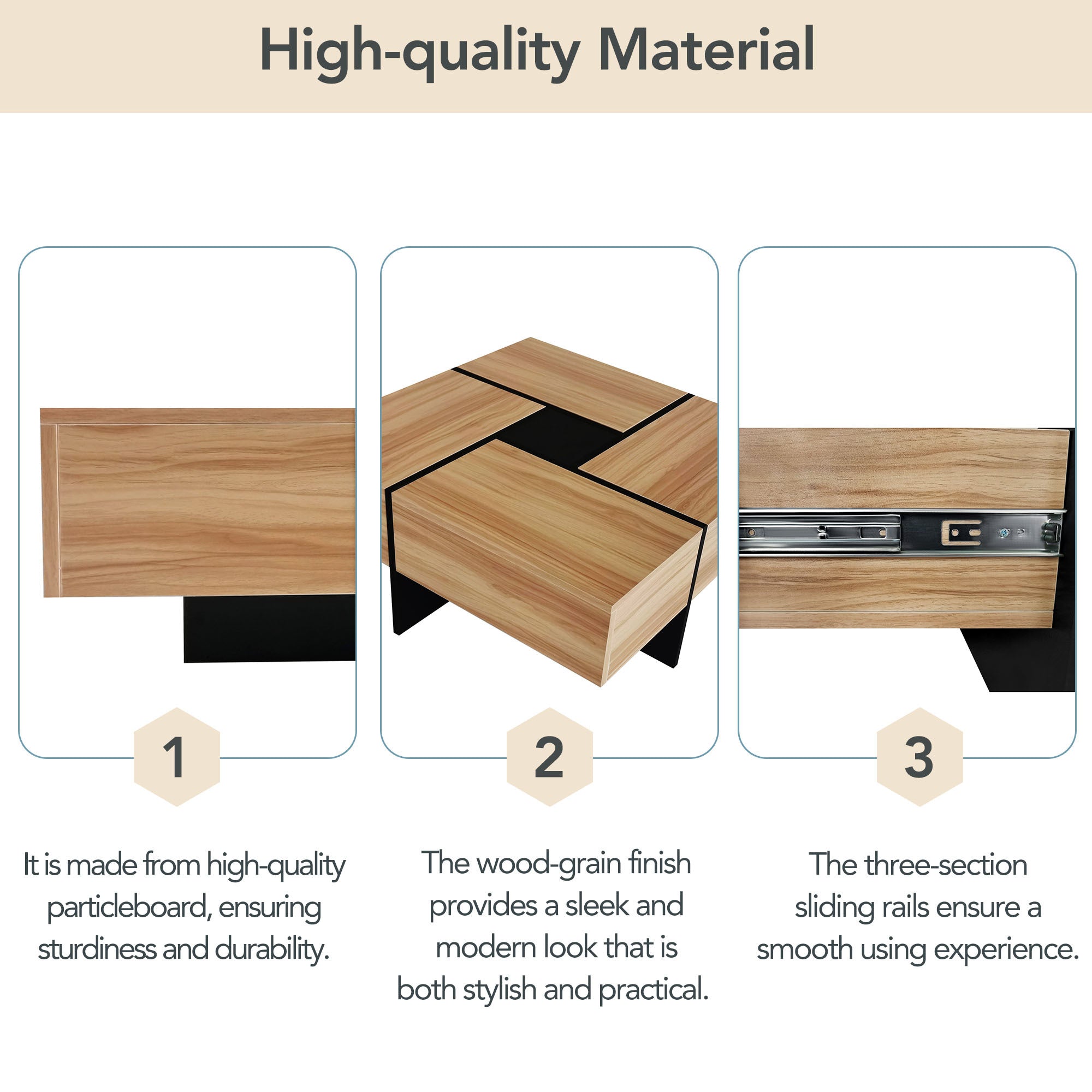 Hidden storage compartments under sliding top interior