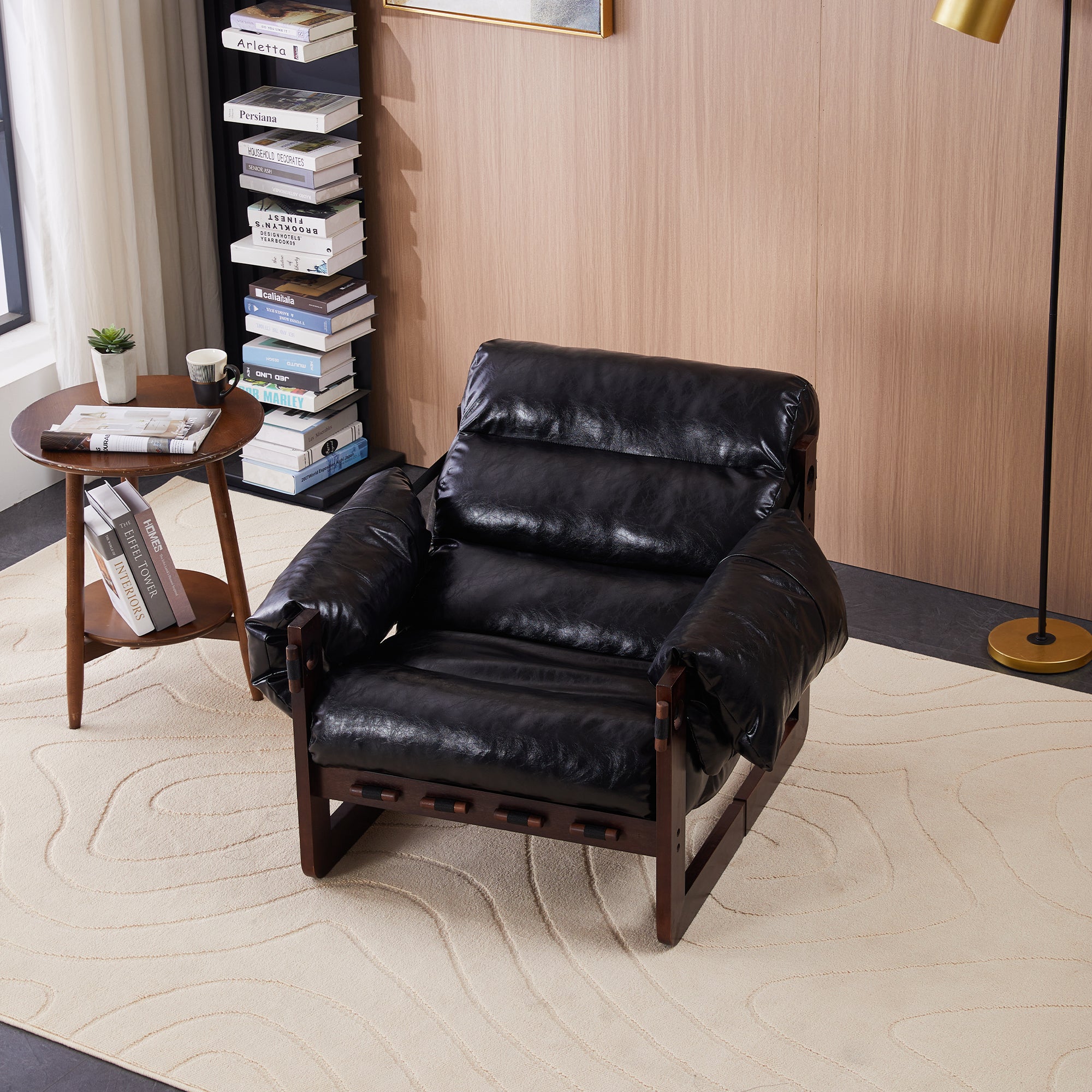 Oil wax leather patina detail