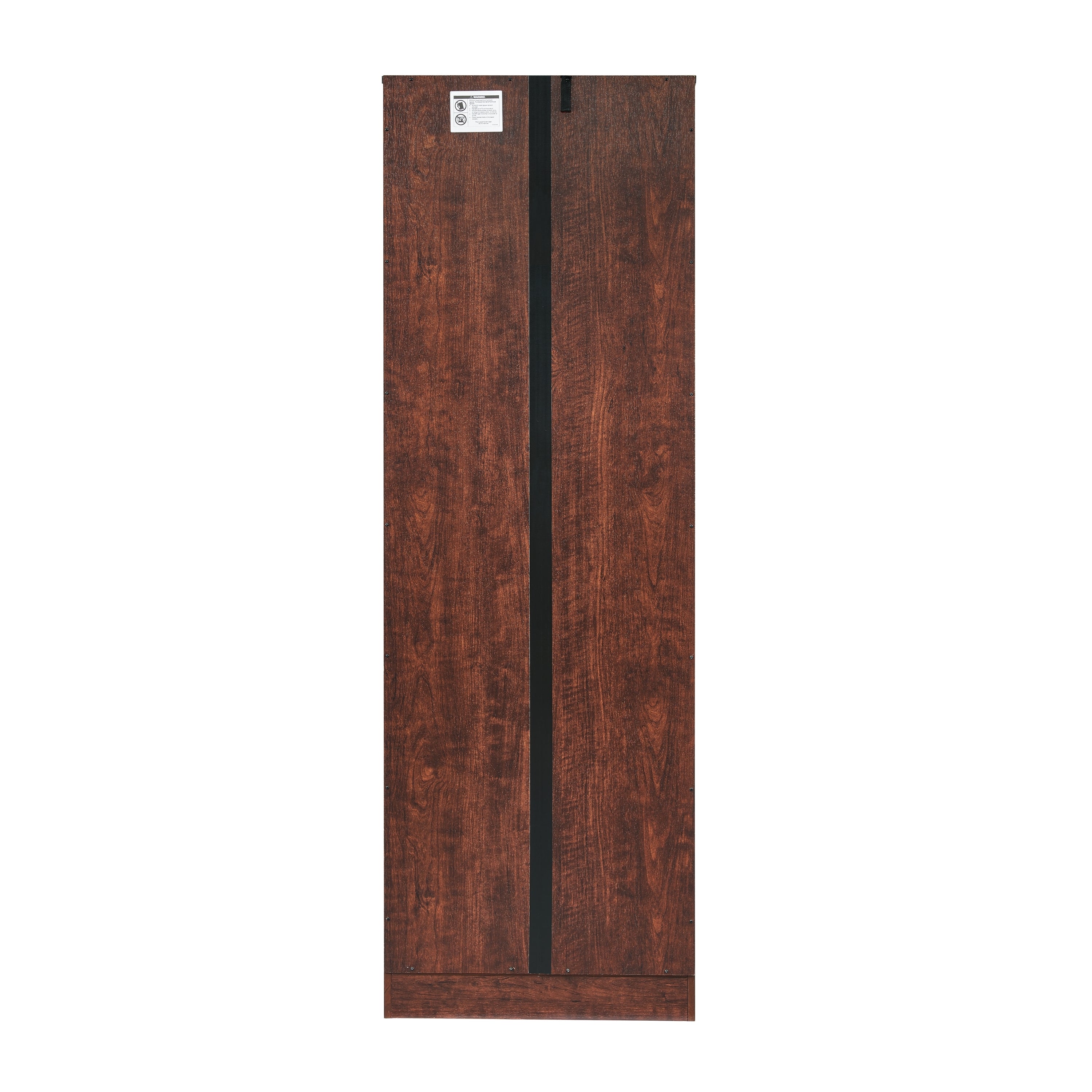 8-Door Tall Storage Cabinet — 72" Wall Storage with 4 Shelves