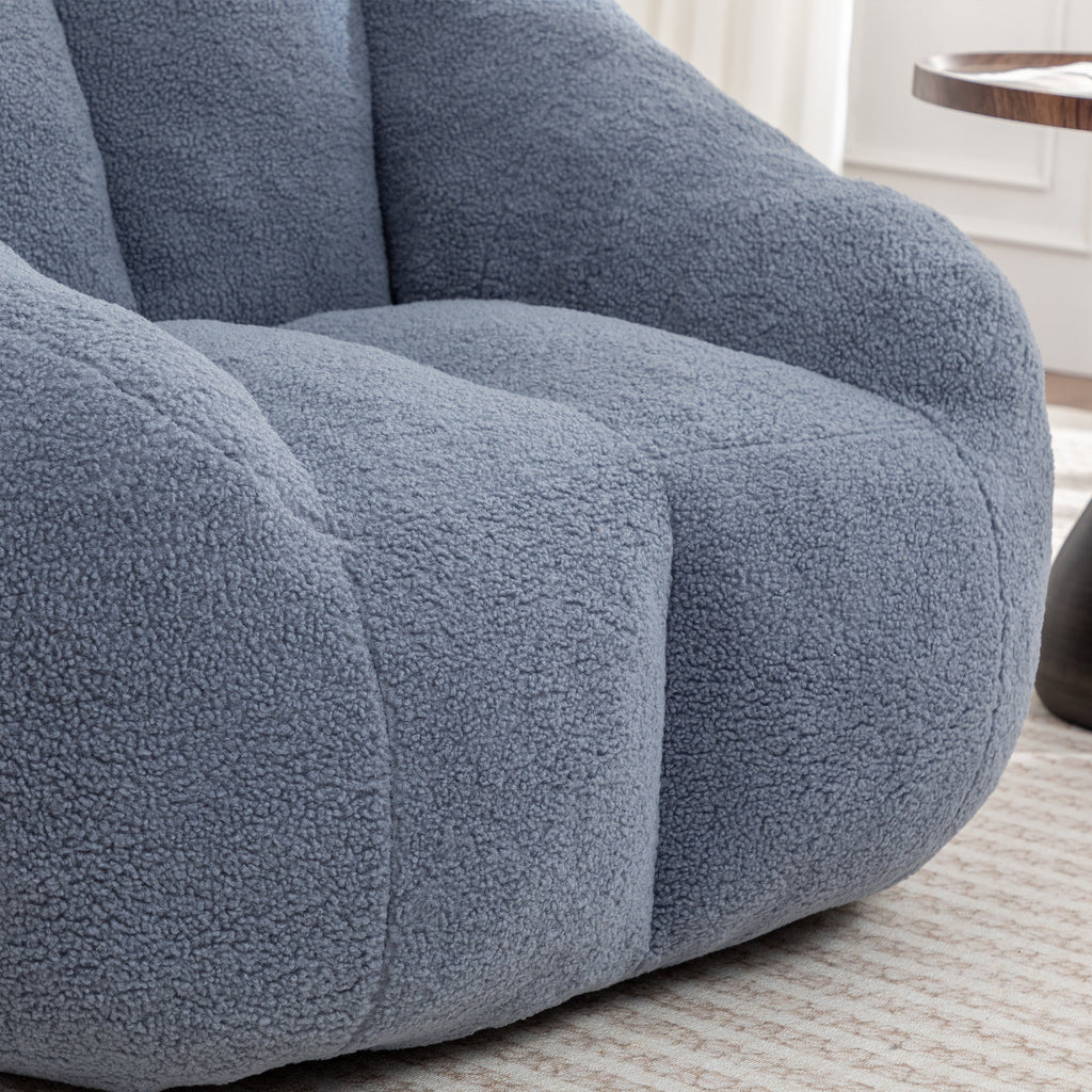 Memory foam fill bean bag chair seating area