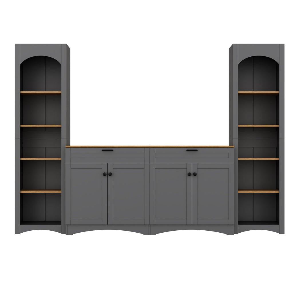3-Piece Farmhouse Entertainment Center — for TVs Up to 70"