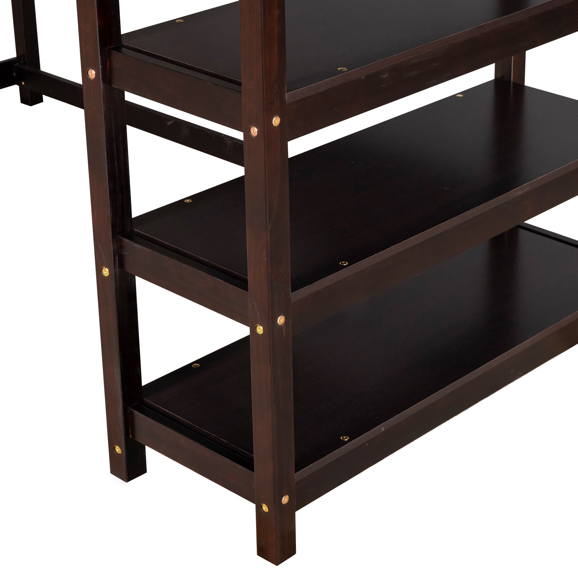 Twin loft bed in bedroom setting