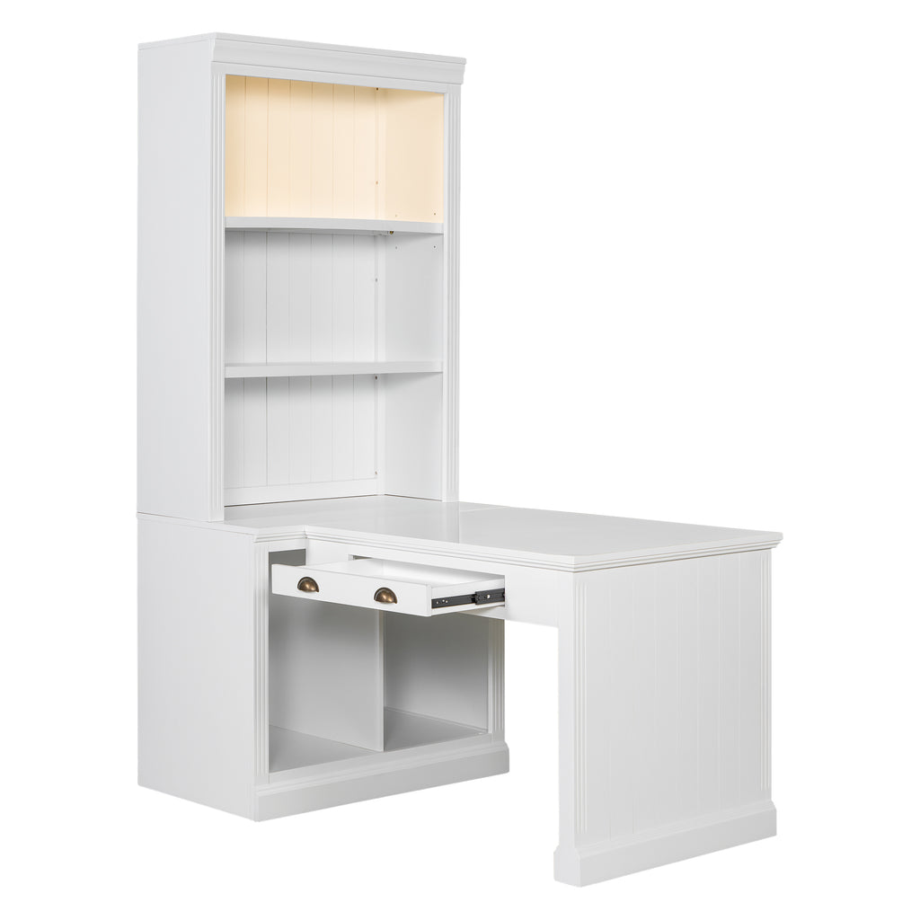Solid wood frame and MDF board construction detail