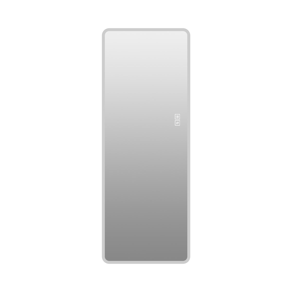 LED Full Length Mirror with Lights, 63' x 24' Wall Mounted Full Body Mirror, Dimmable 3 Color Lighting, Anti-Fog, Shatter-Proof, Memory Function, Plug-in or Hardwired, Clear Glass, Bedroom