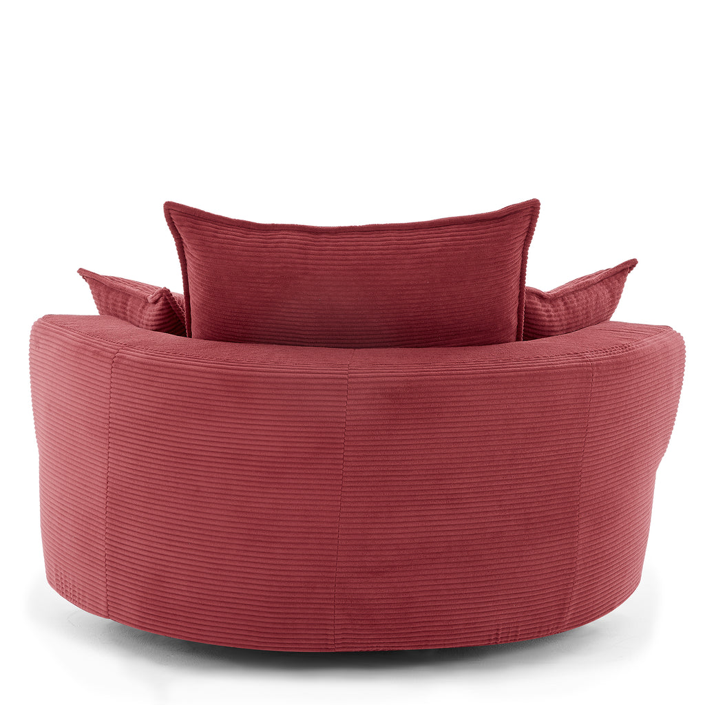 Barrel chair swivel mechanism base