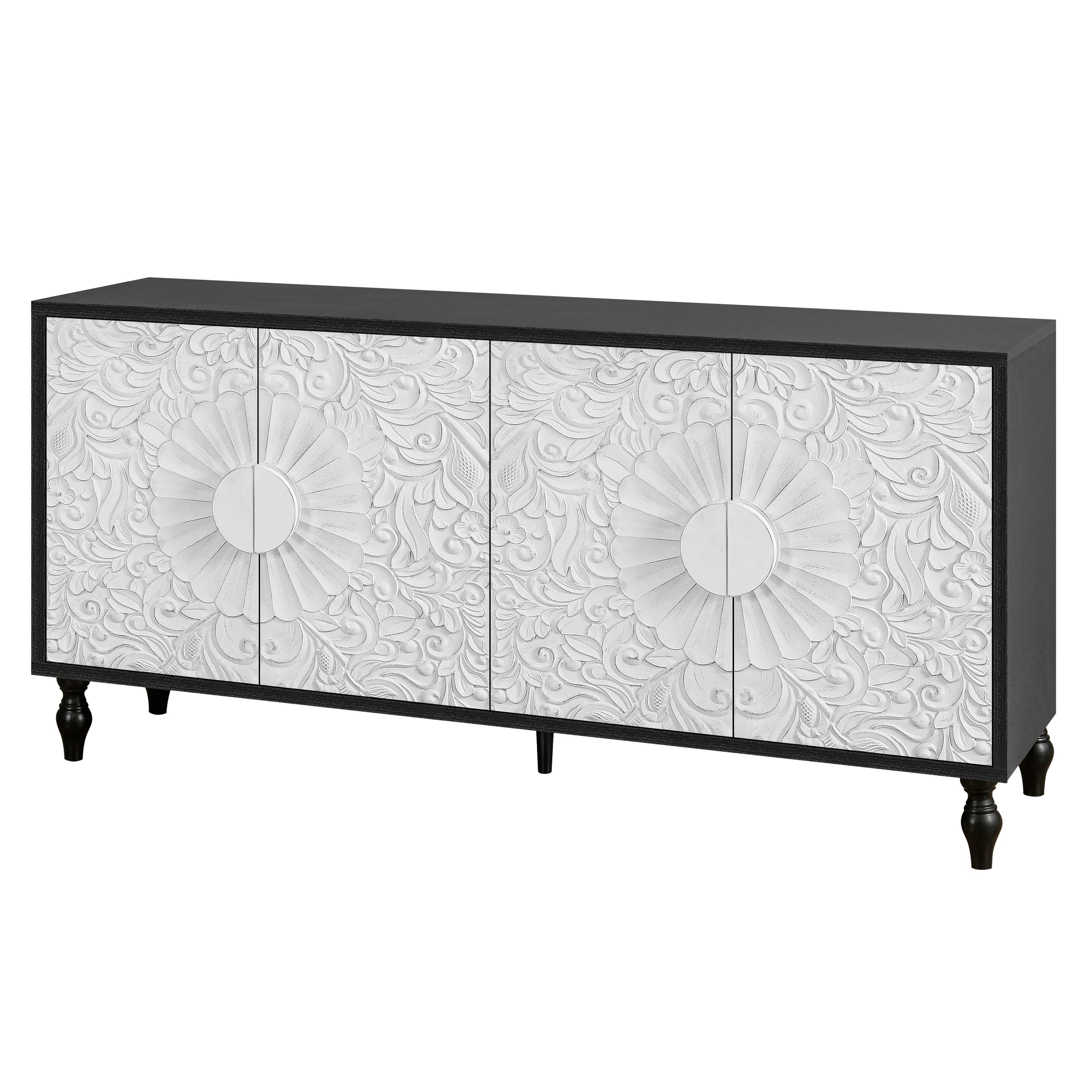 Farmhouse buffet sideboard dining room placement
