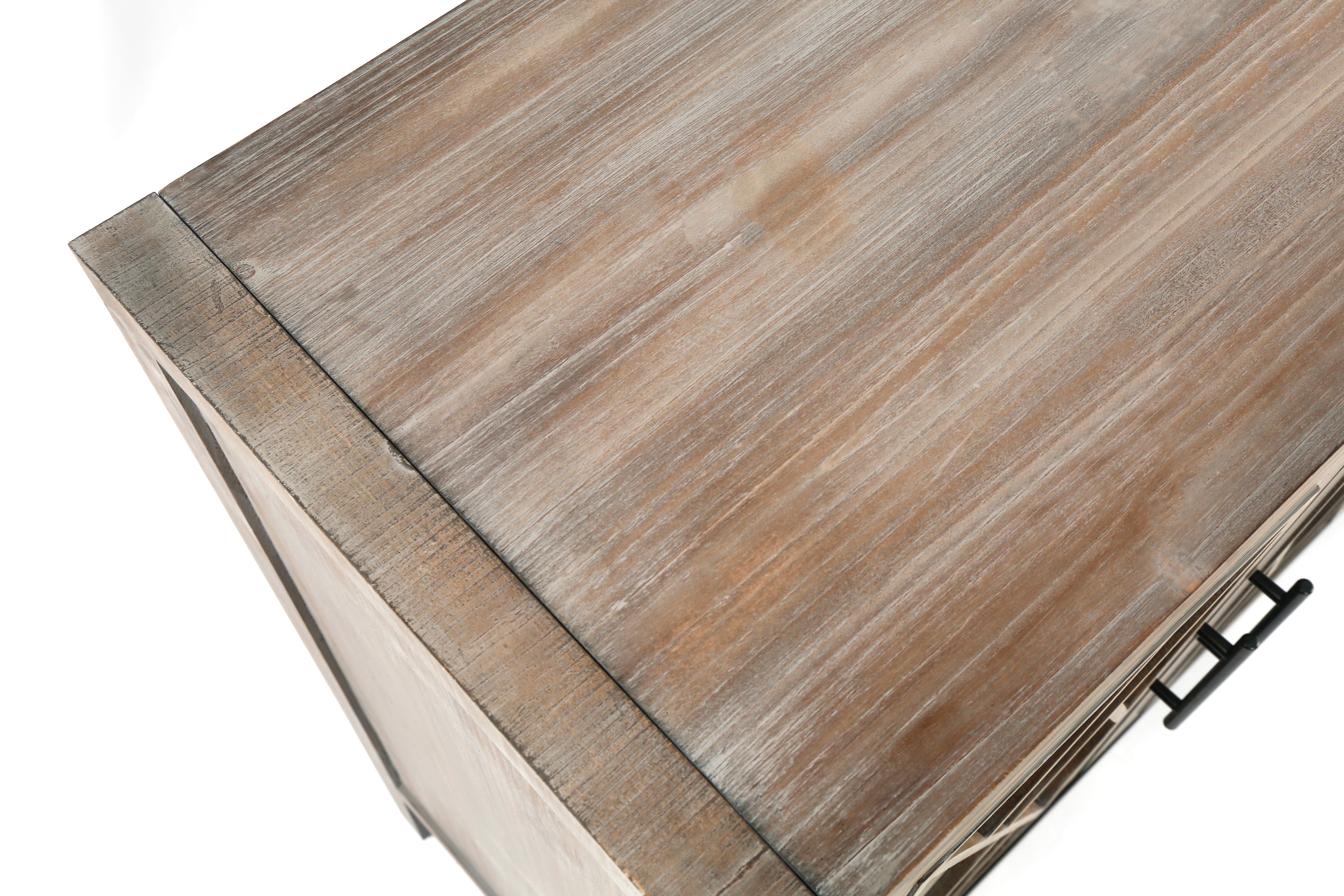 Four-door sideboard interior adjustable shelf