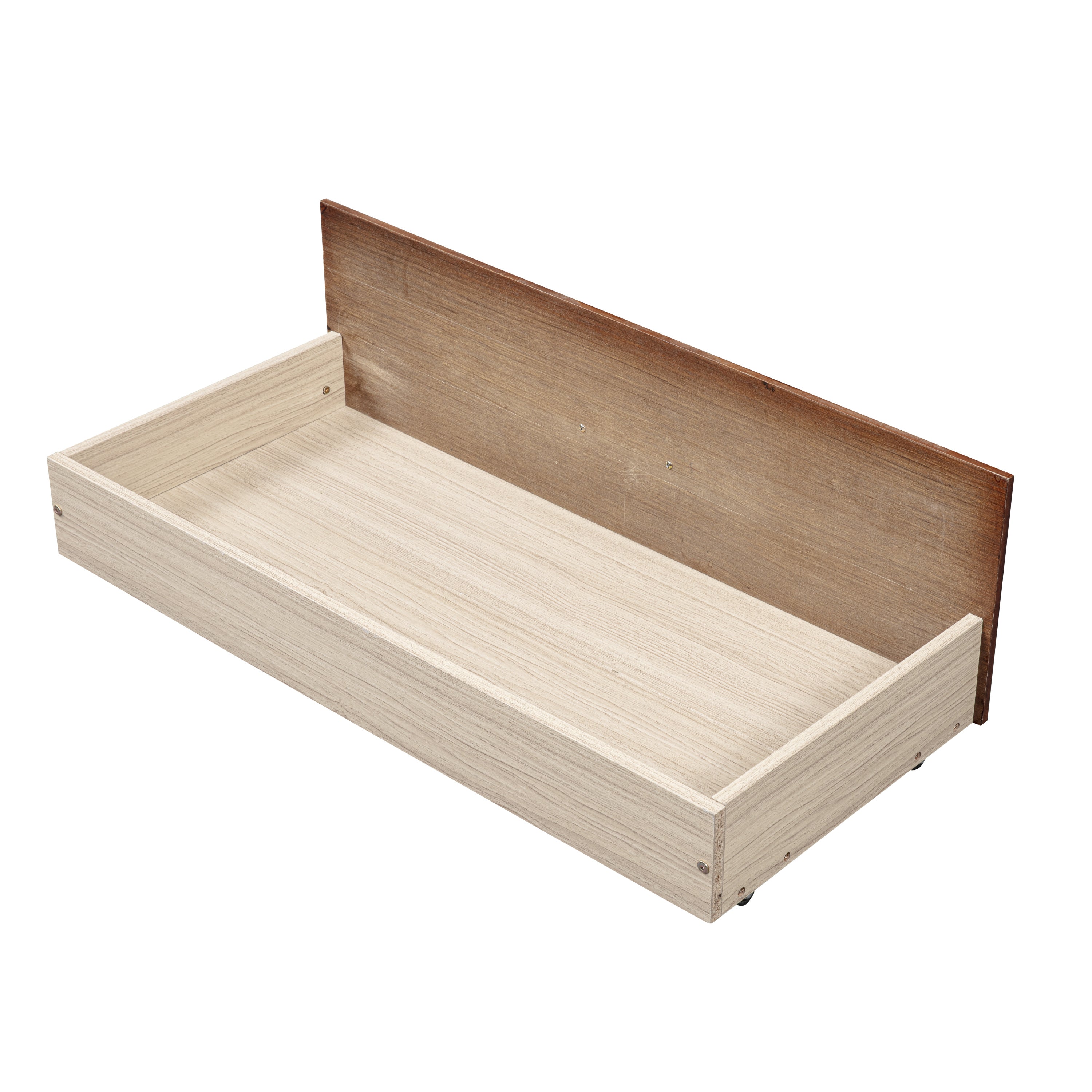 King Size Bed with Tall-Panel Headboard & Footboard, 2 Storage Drawers, Built-in LED Lights, USB Charging Station, Pinewood Bed with Strengthened Bed Frame ,White