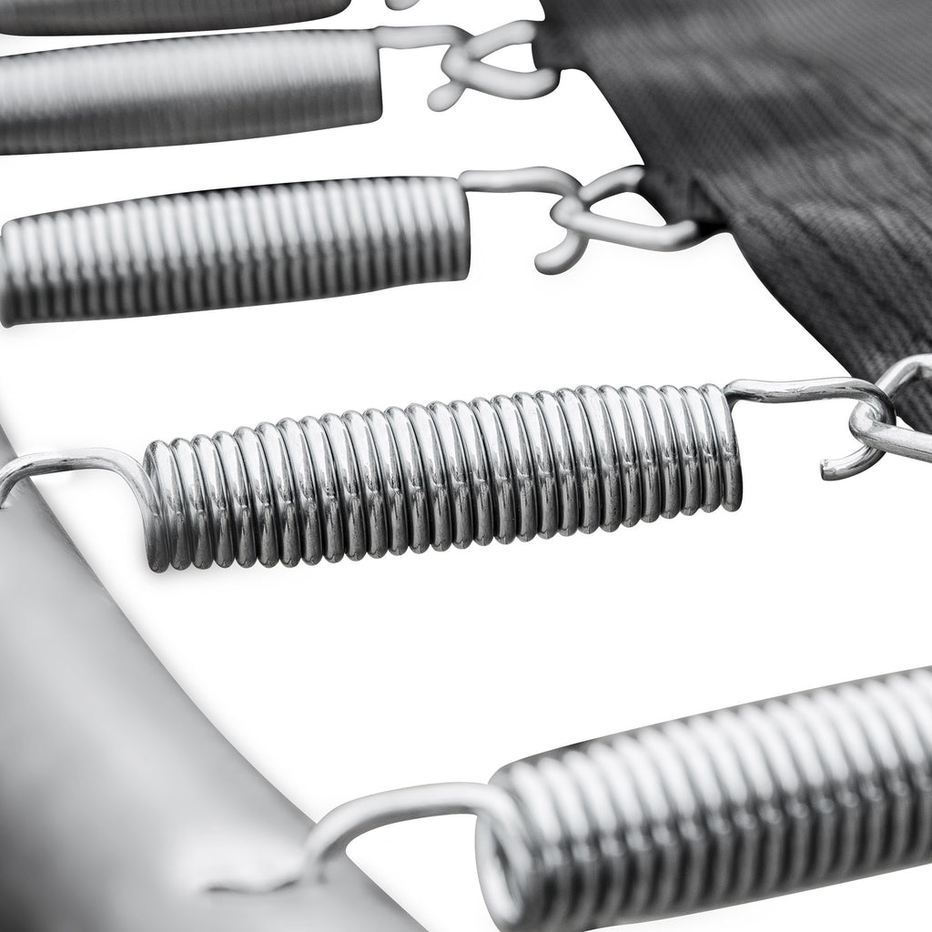 Galvanized steel frame five W-shaped legs detail