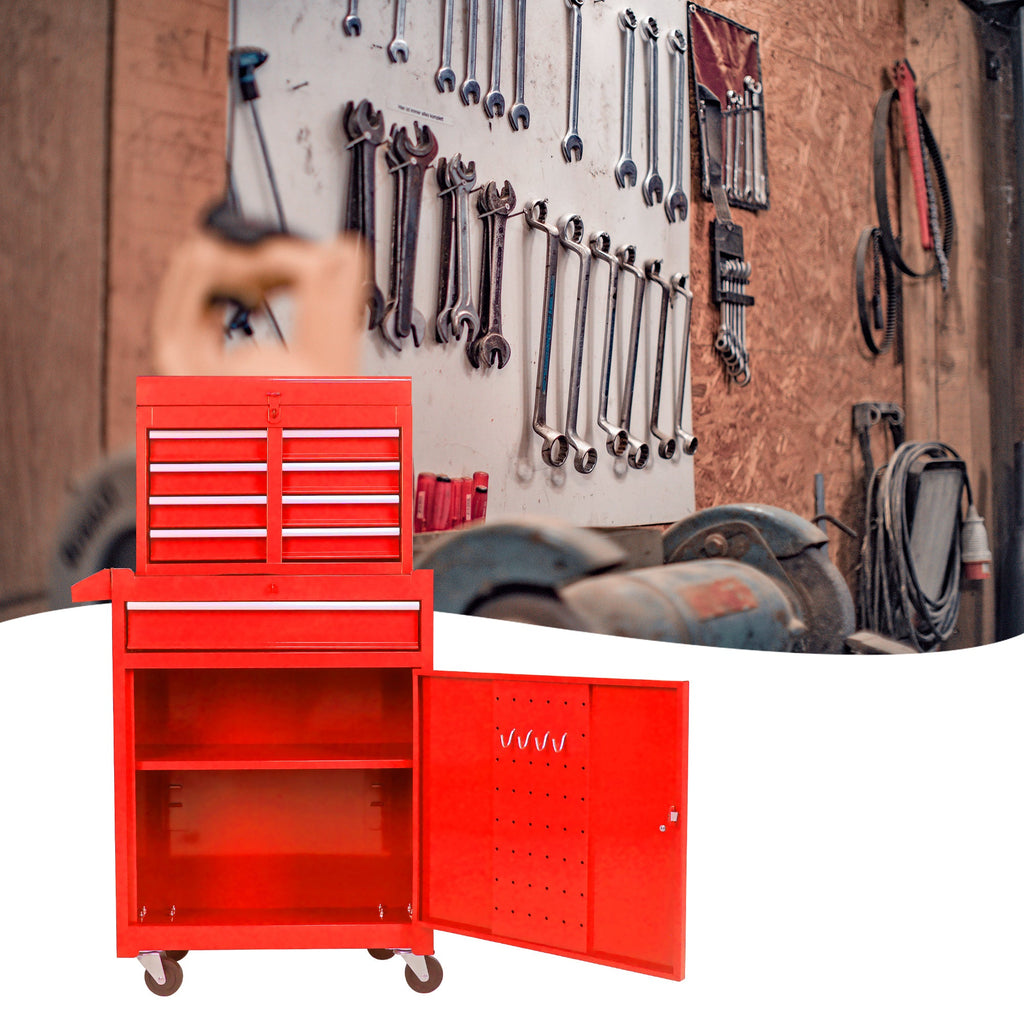 5-Drawer Rolling Tool Chest — Metal Tool Storage Cabinet