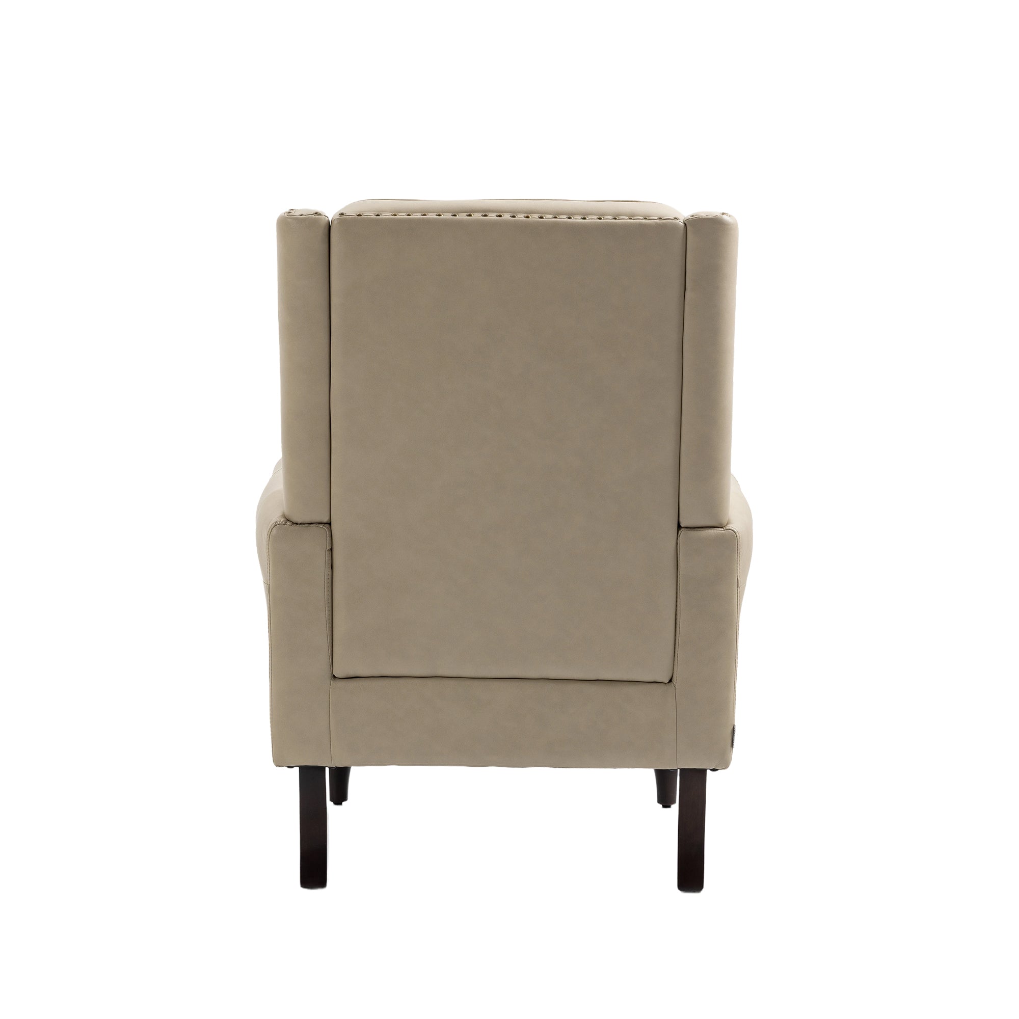 Camel leather armchair product photo