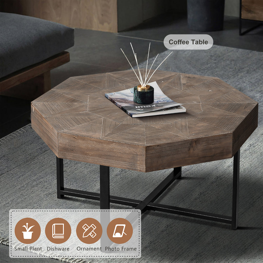 Vintage patchwork MDF tabletop texture close-up