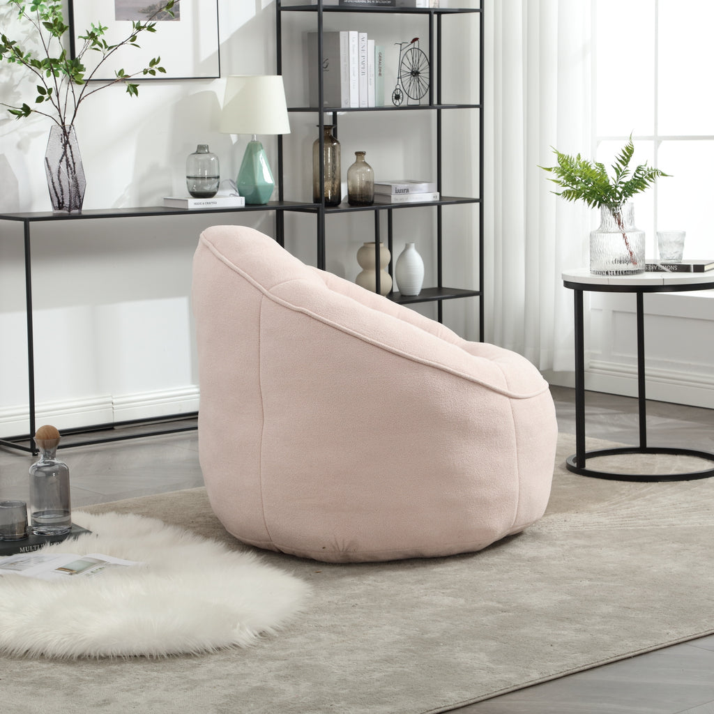 Pink microfiber upholstery texture close-up