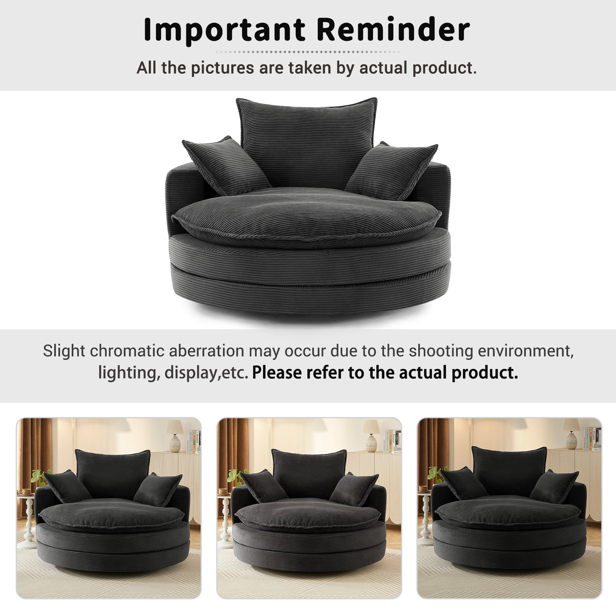 360 swivel base detail