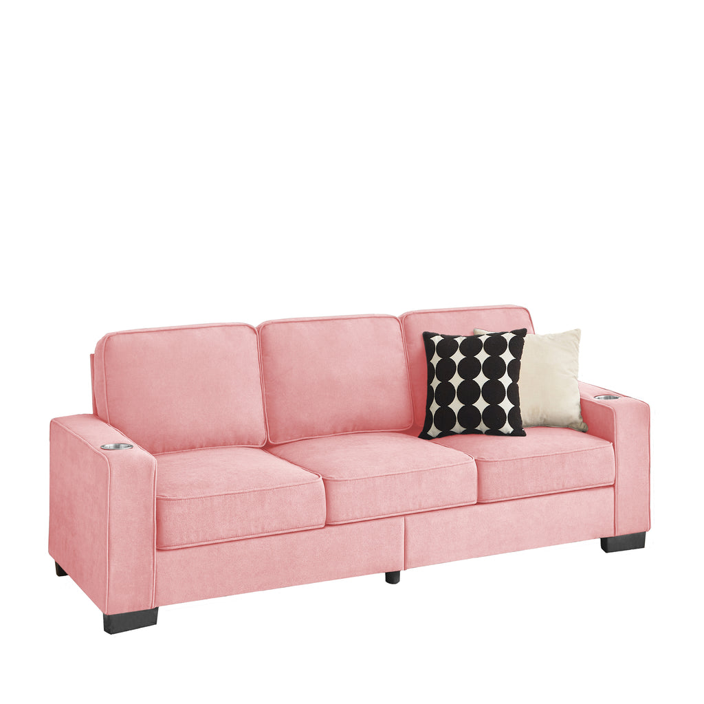 Modern snowfleece sofa full view