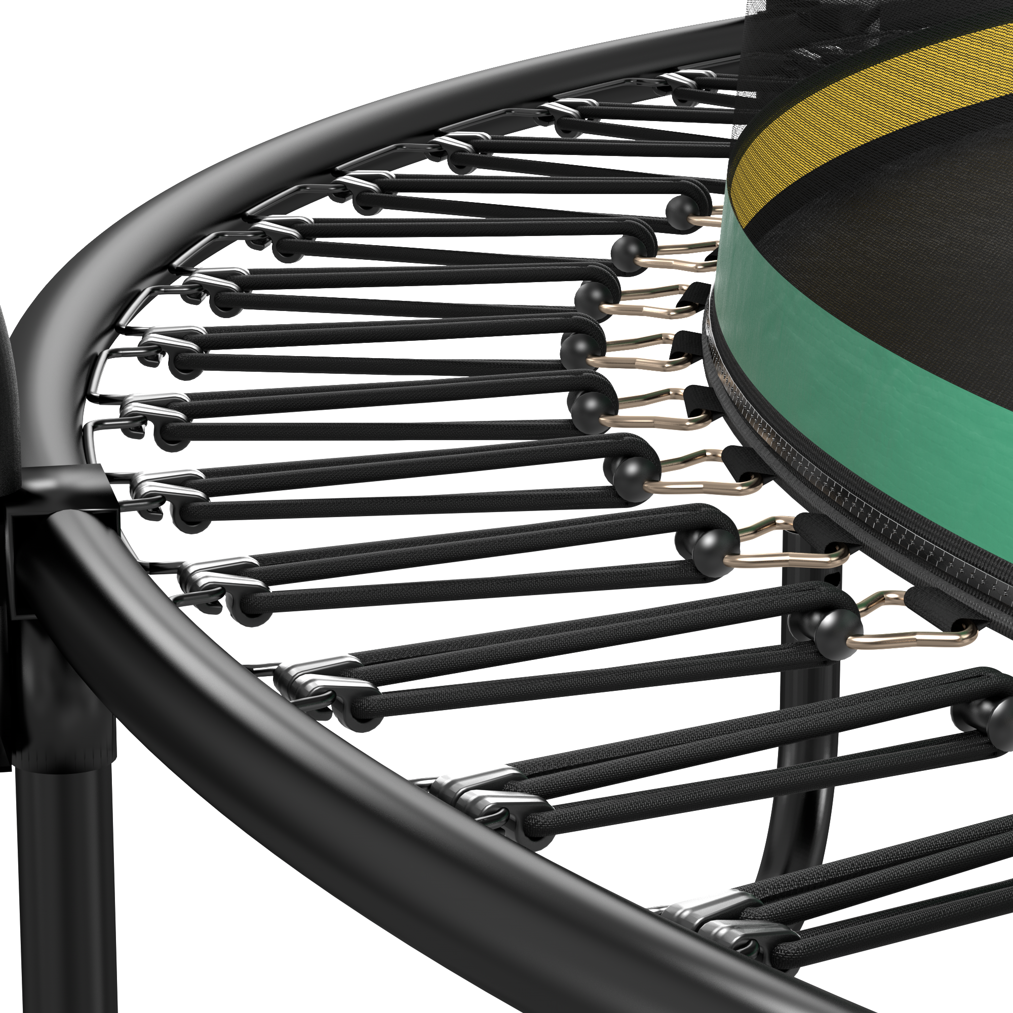 Dark green trampoline double-layer PVC mesh safety net bottom protection