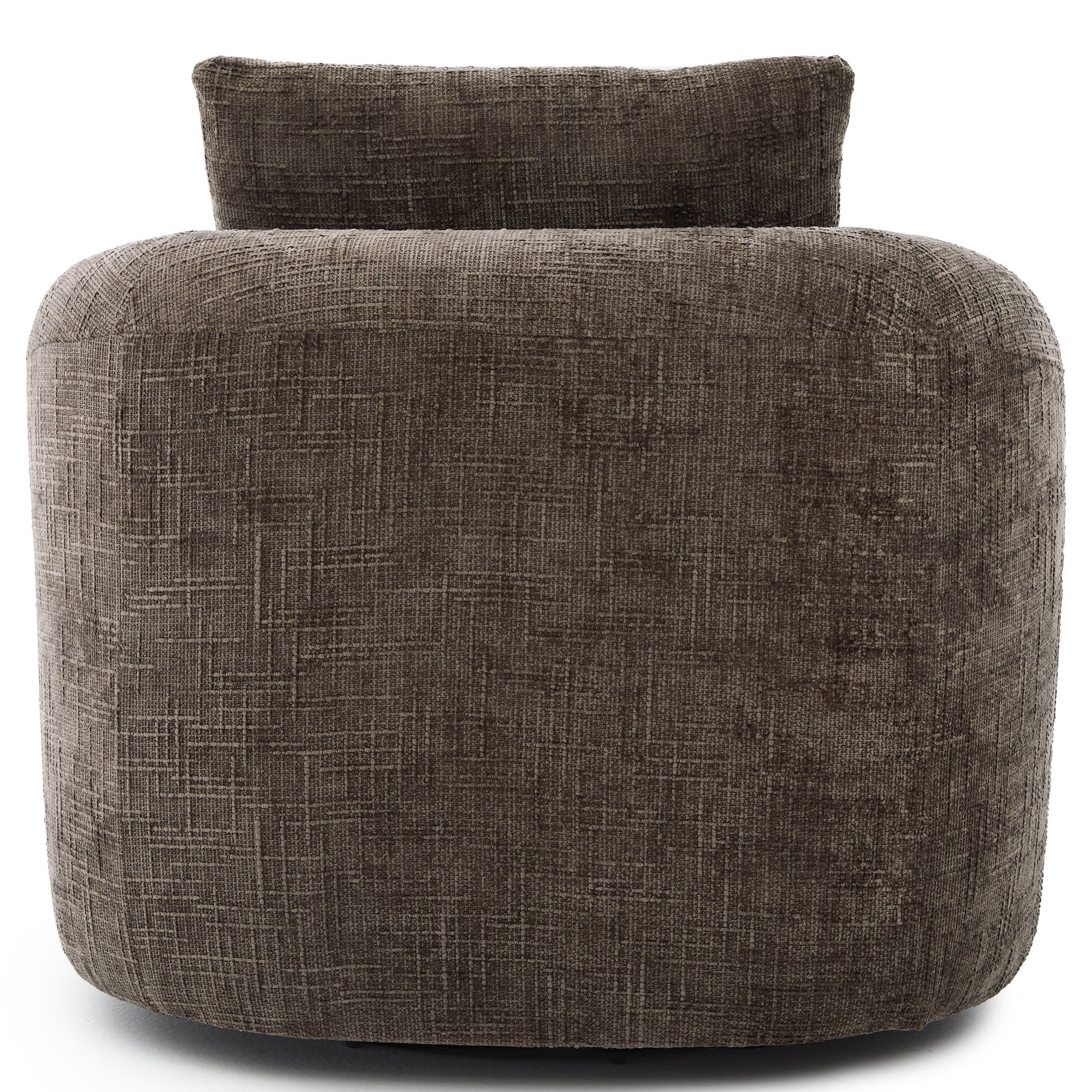 Round barrel chair full product view