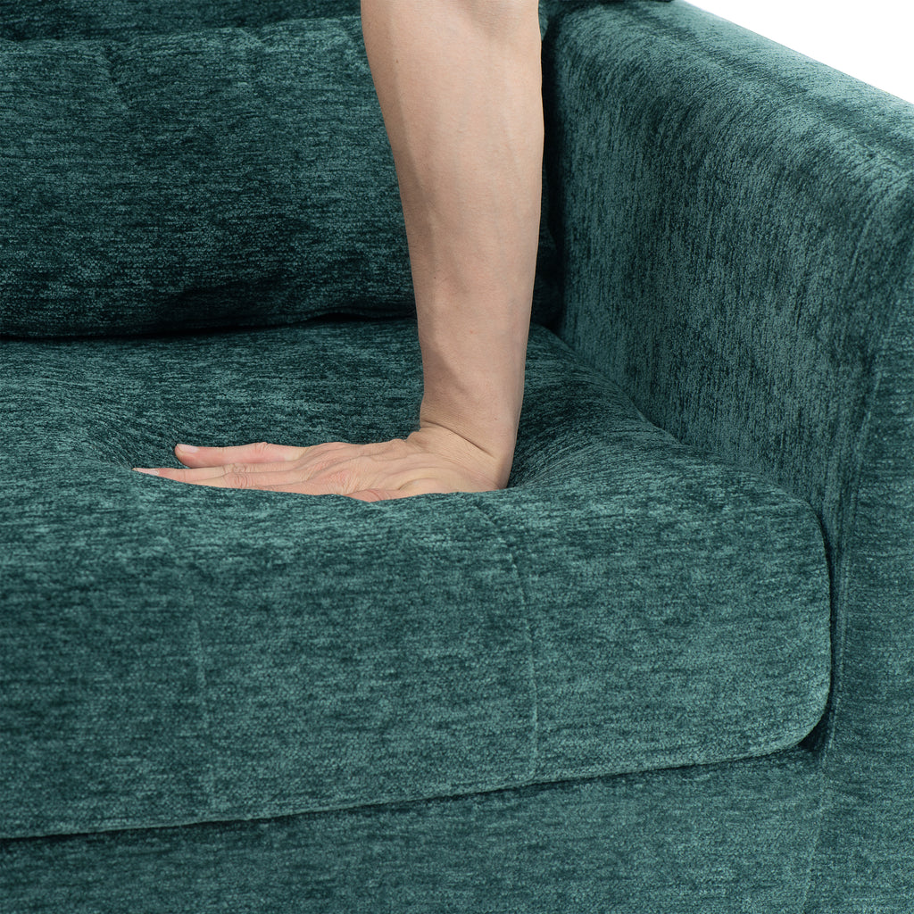 Accent chair with included waist pillow product photo