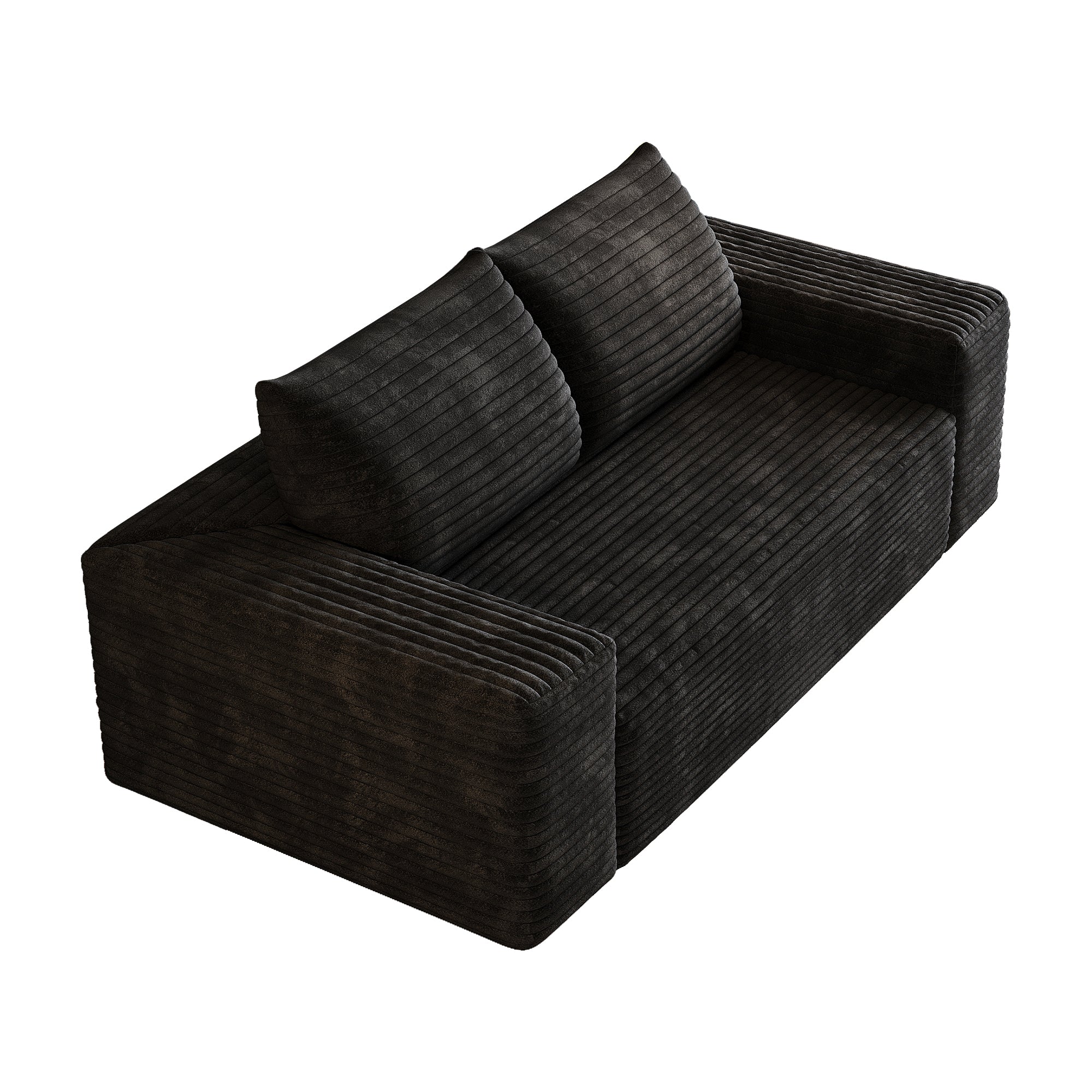2-seater sofa front three-quarter view