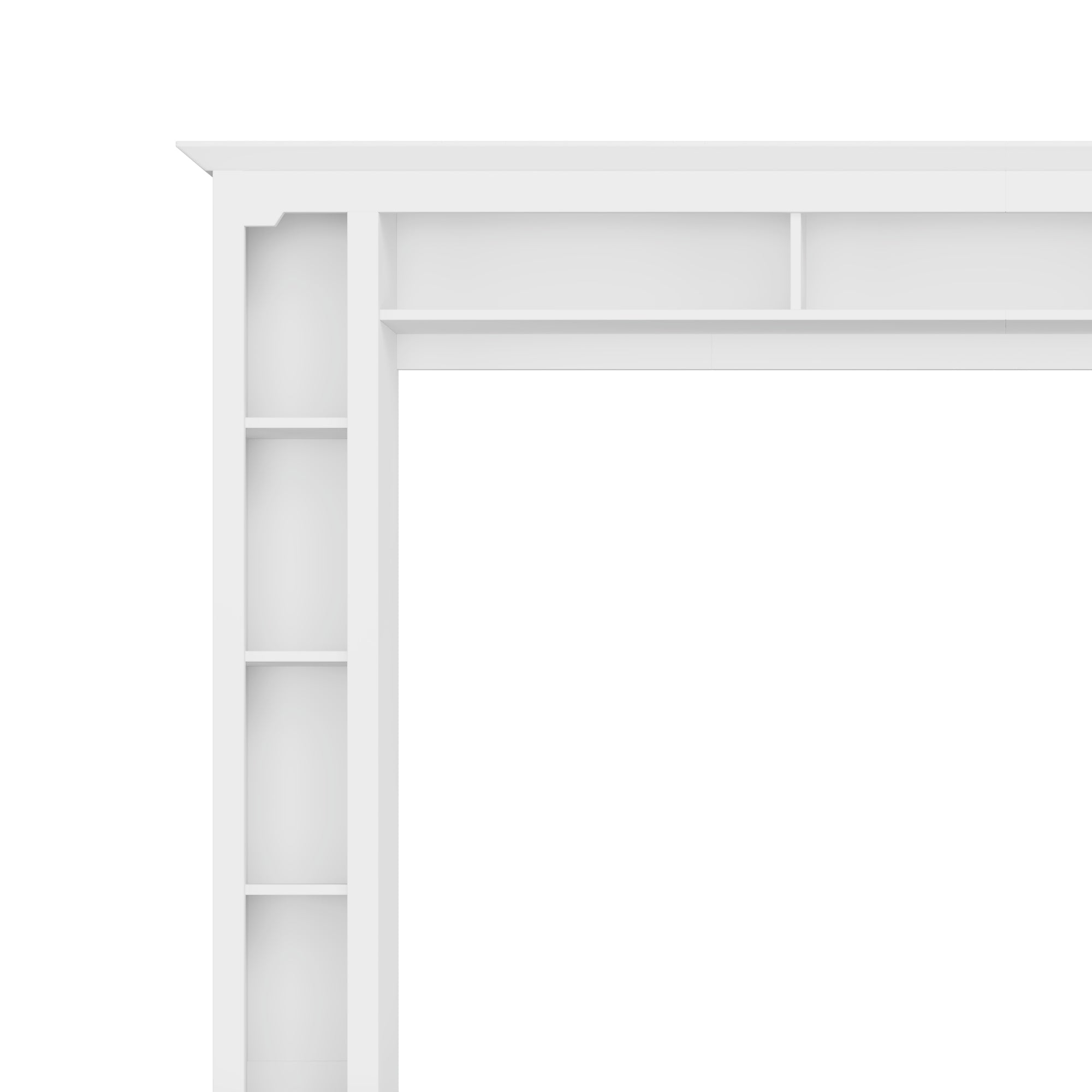 92" Entertainment Center Wall Unit with Glass Doors — for TVs Up to 80"