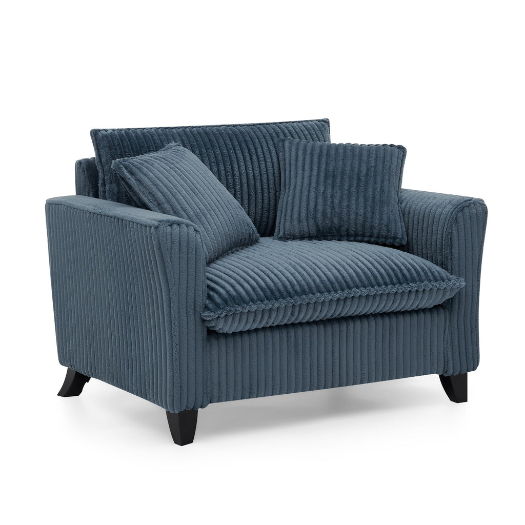 Lazy sofa chair, comfortable single-person sofa chair, with a backrest and soft seat cushion, having armrests on both sides, suitable for living room and bedroom - Brown