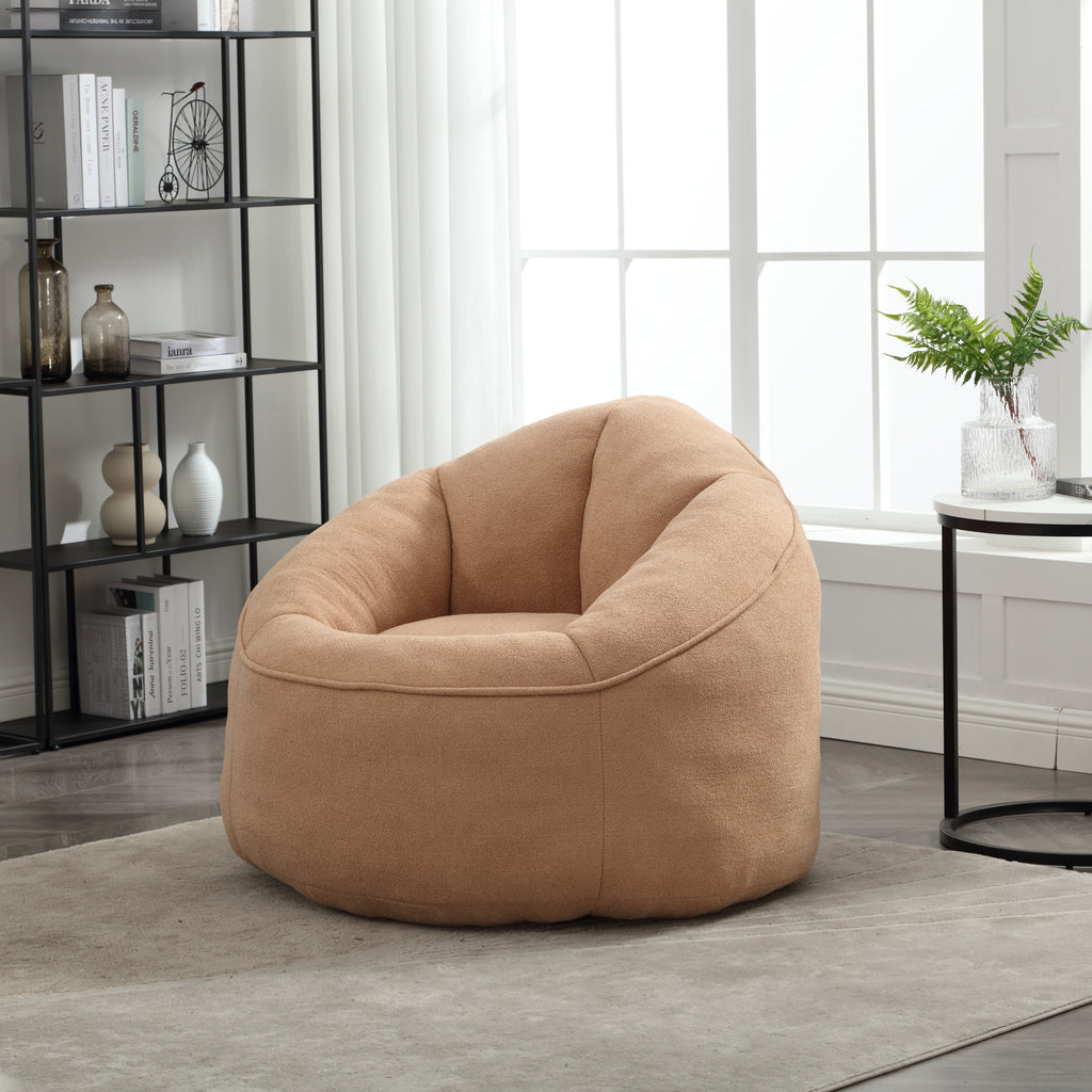 Soft microfiber upholstery close-up