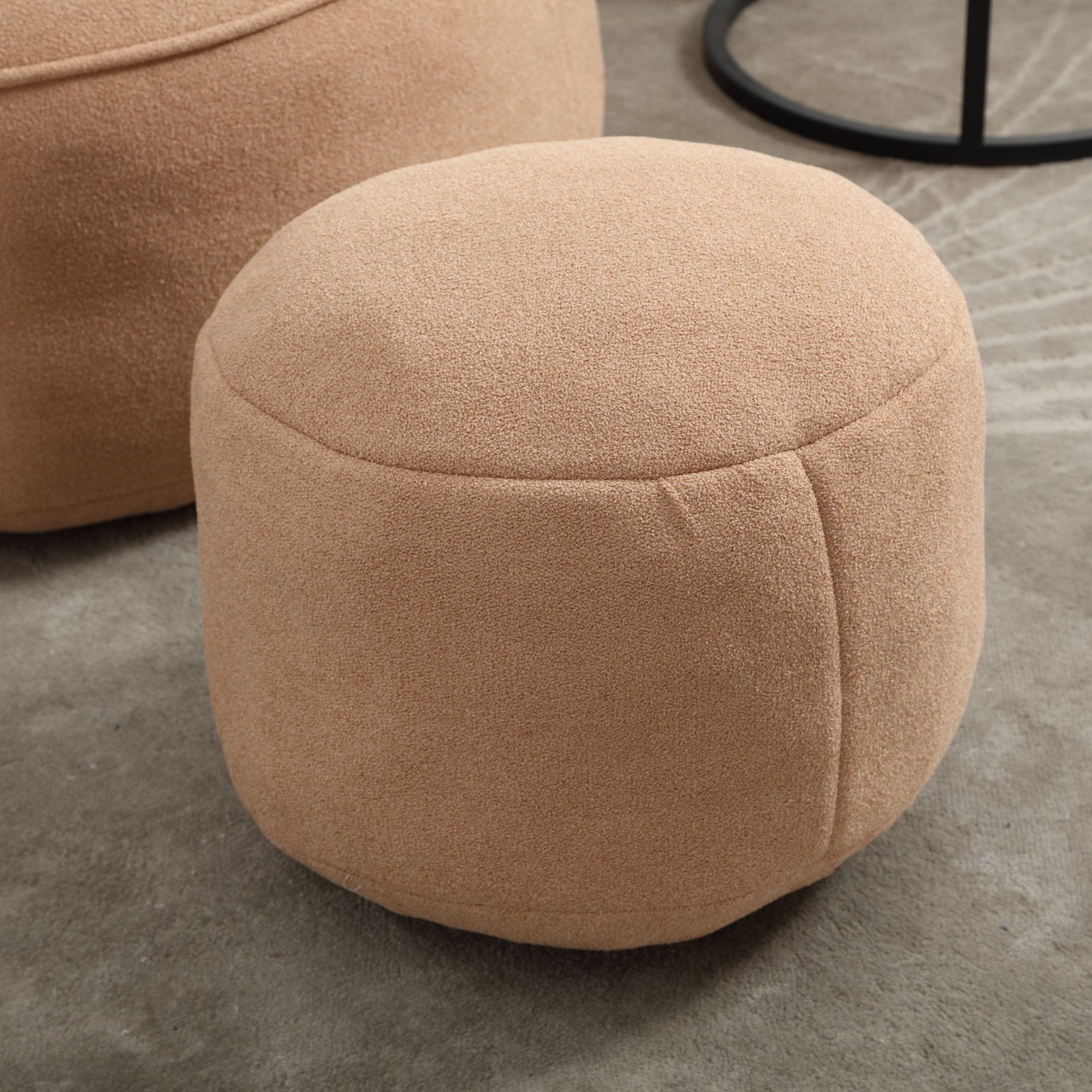 Microfiber bean bag chair — dimension reference