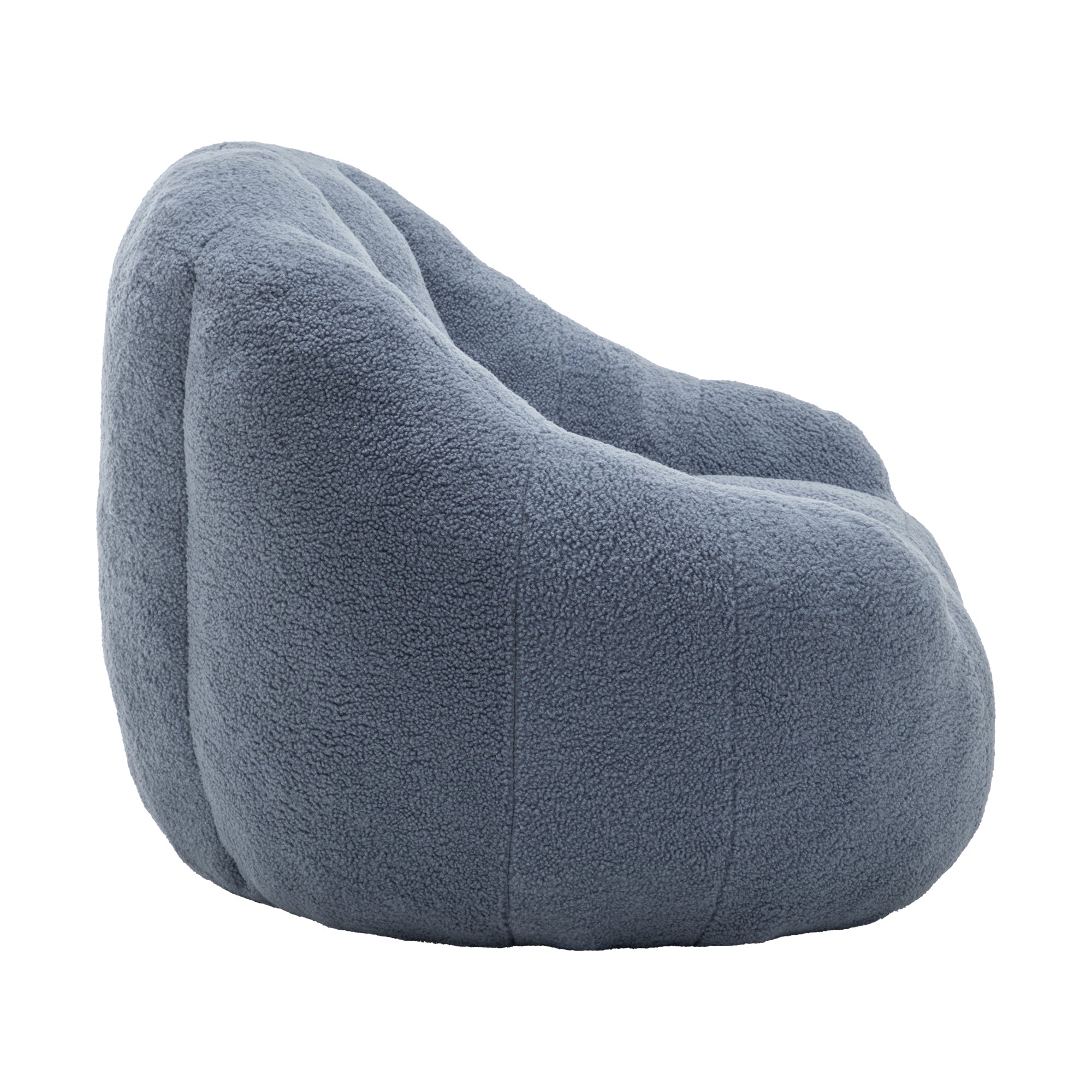 Adult-size light blue bean bag chair lifestyle photo