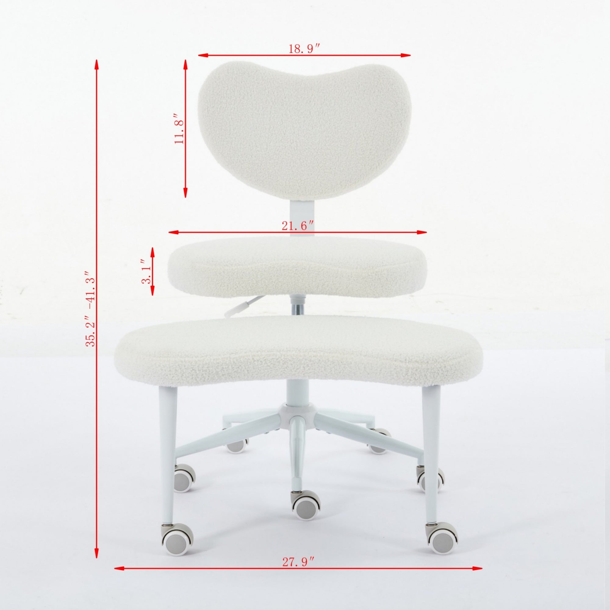 Meditation desk chair base and casters
