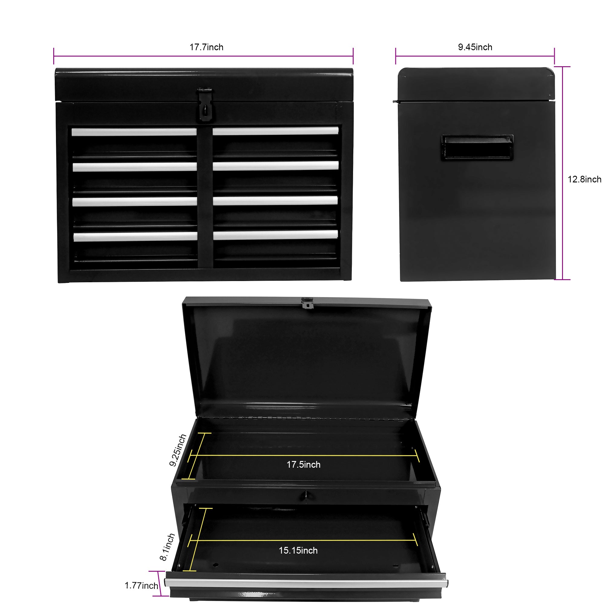 Workshop tool organizer cabinet front closed