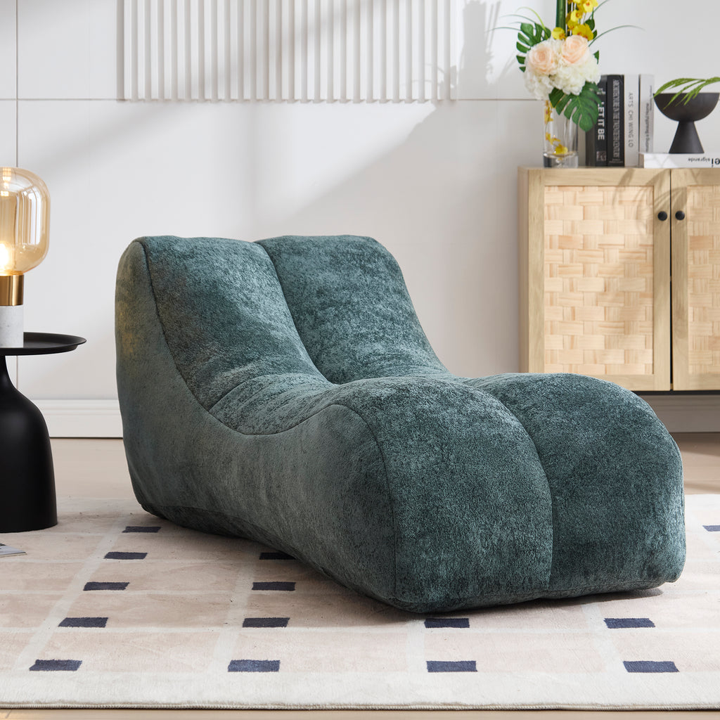 High-pressure foam bean bag chair — top view