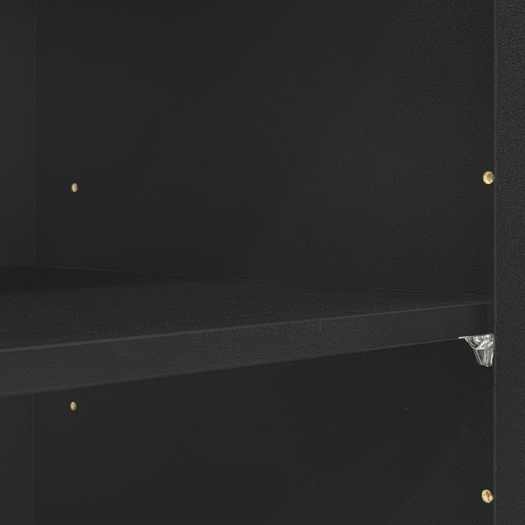 Wall unit bridge-top artistic line design detail