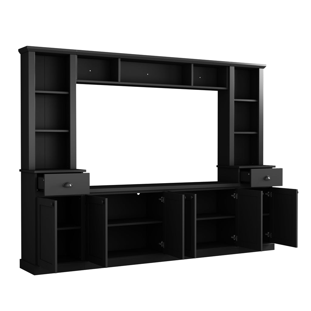 Overhead bridge adjustable height wall unit design detail
