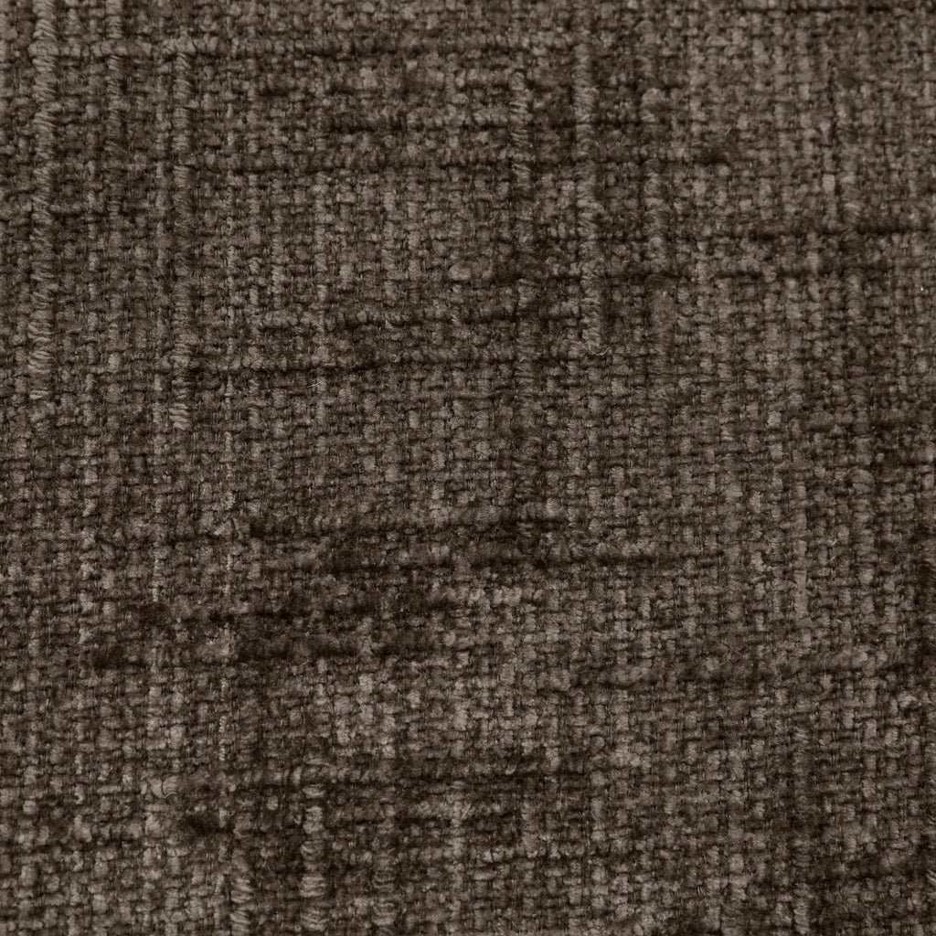 Brown chenille upholstery close-up texture