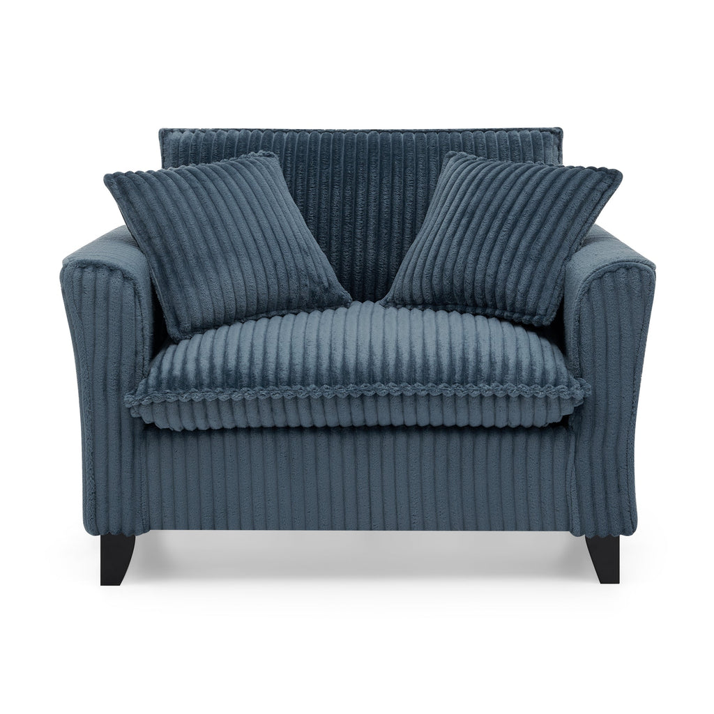 Lazy sofa chair, comfortable single-person sofa chair, with a backrest and soft seat cushion, having armrests on both sides, suitable for living room and bedroom - Brown