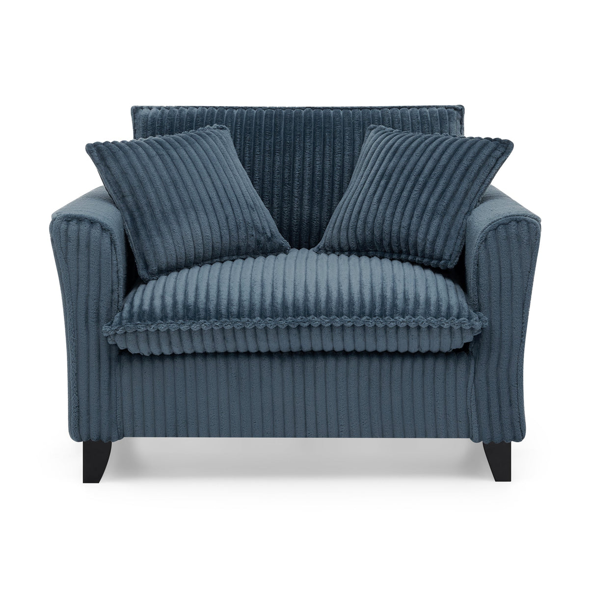 Lazy sofa chair, comfortable single-person sofa chair, with a backrest and soft seat cushion, having armrests on both sides, suitable for living room and bedroom - Brown