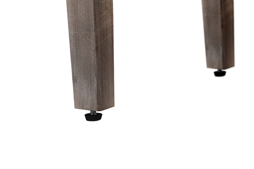 Farmhouse sideboard hollow door ventilation display detail