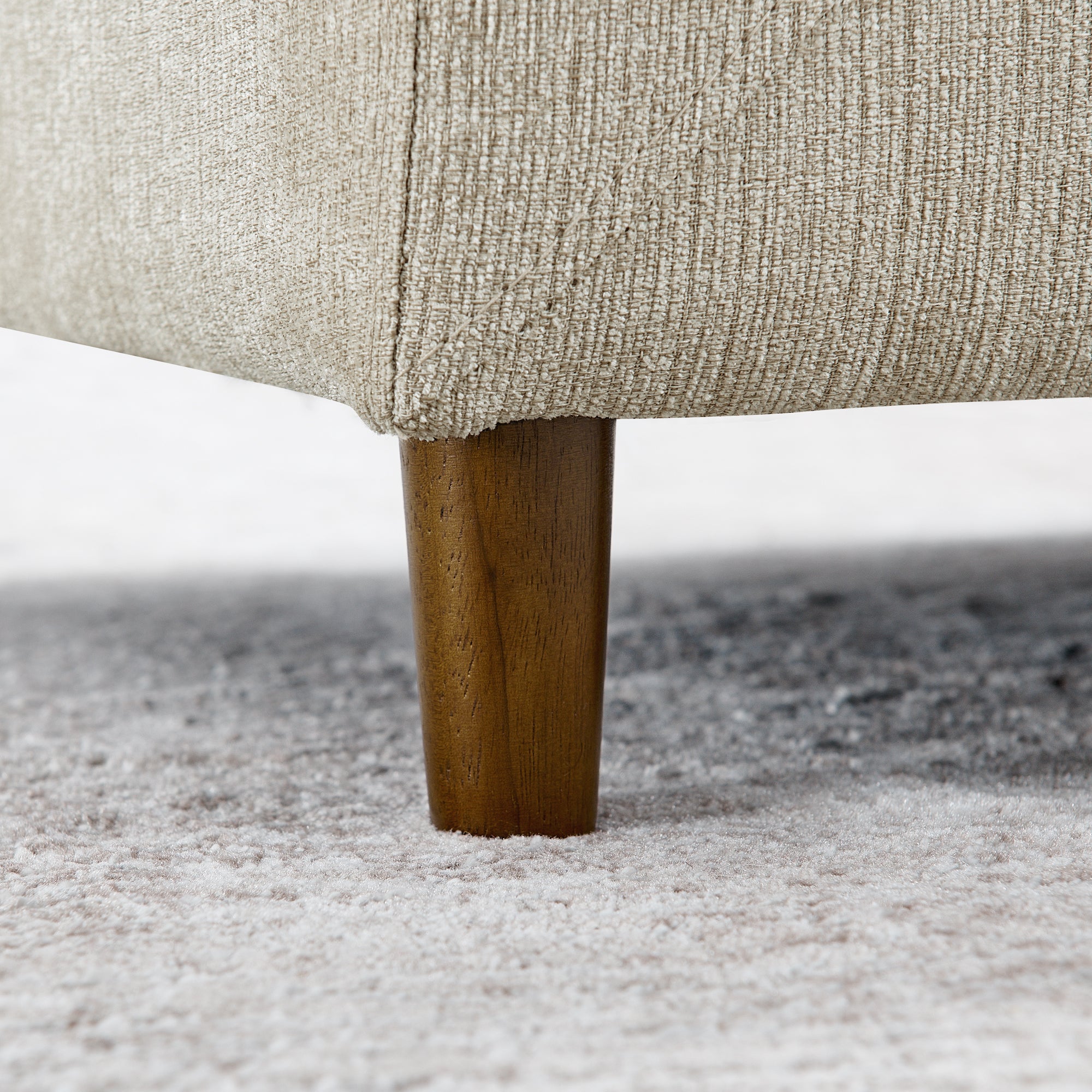 Pet sofa linen fabric close-up