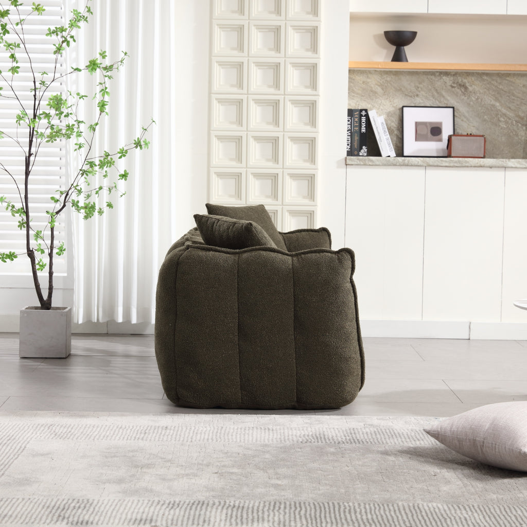 Bean bag chair comfort detail — foam fill