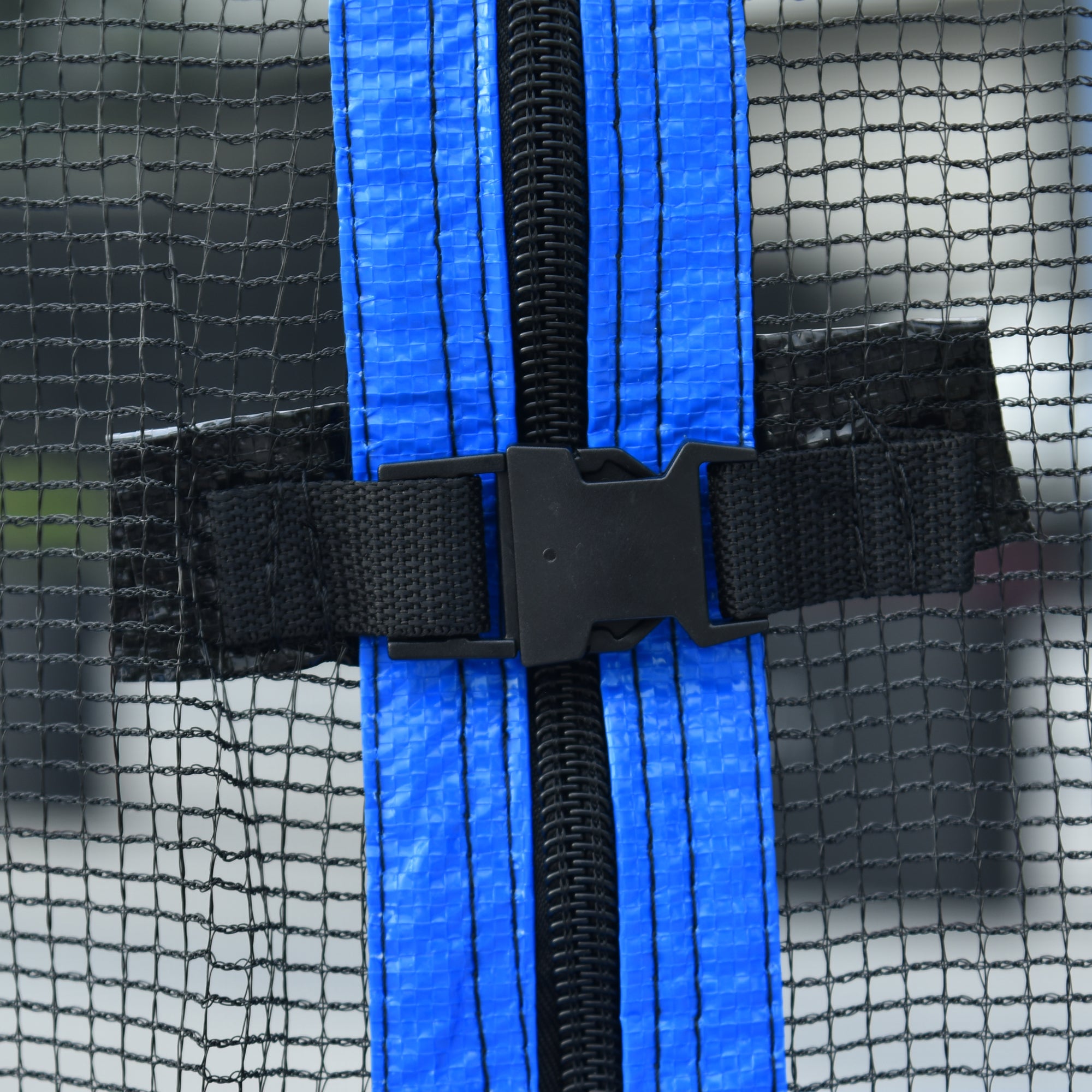 Blue PE cover trampoline jumping pad wear-resistant surface