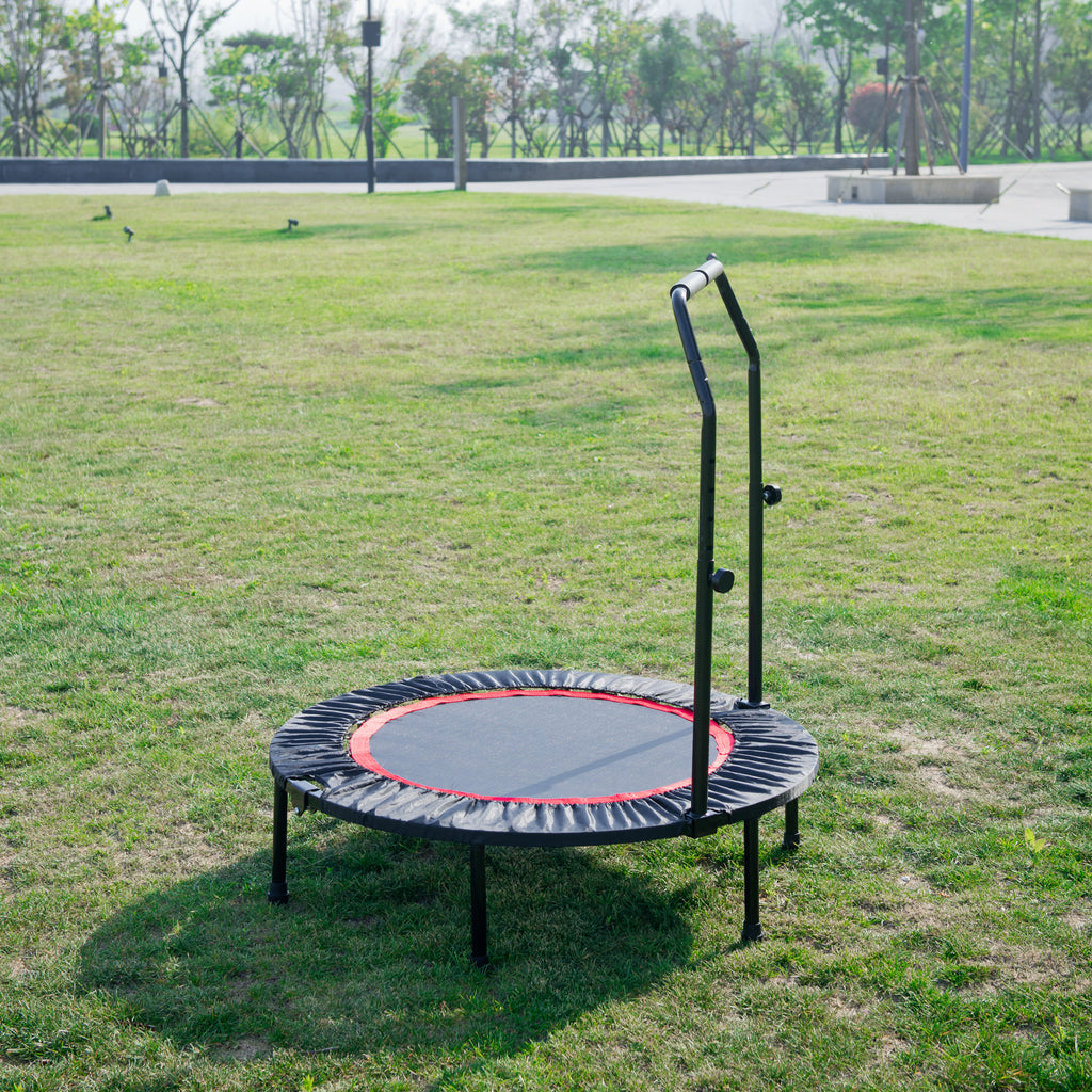 40 inch mini trampoline metal frame stability detail