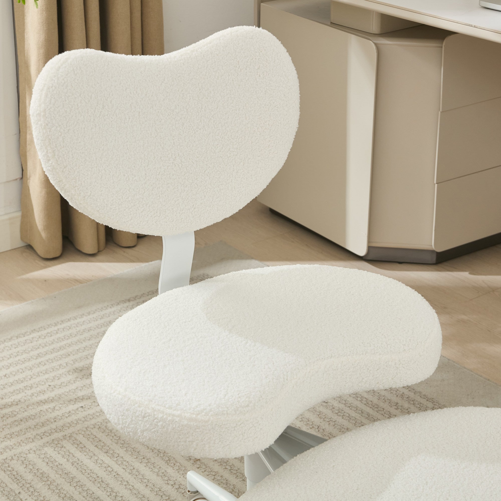 Swivel footstool mechanism detail
