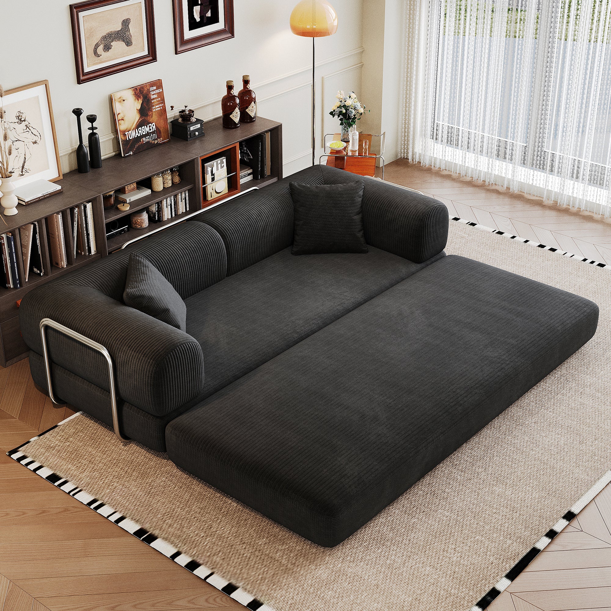 Convertible loveseat compressed packaging note