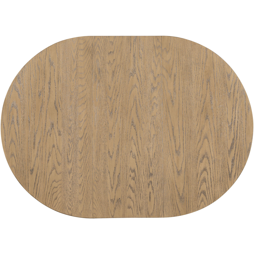 Extendable round dining table farmhouse dining room setting