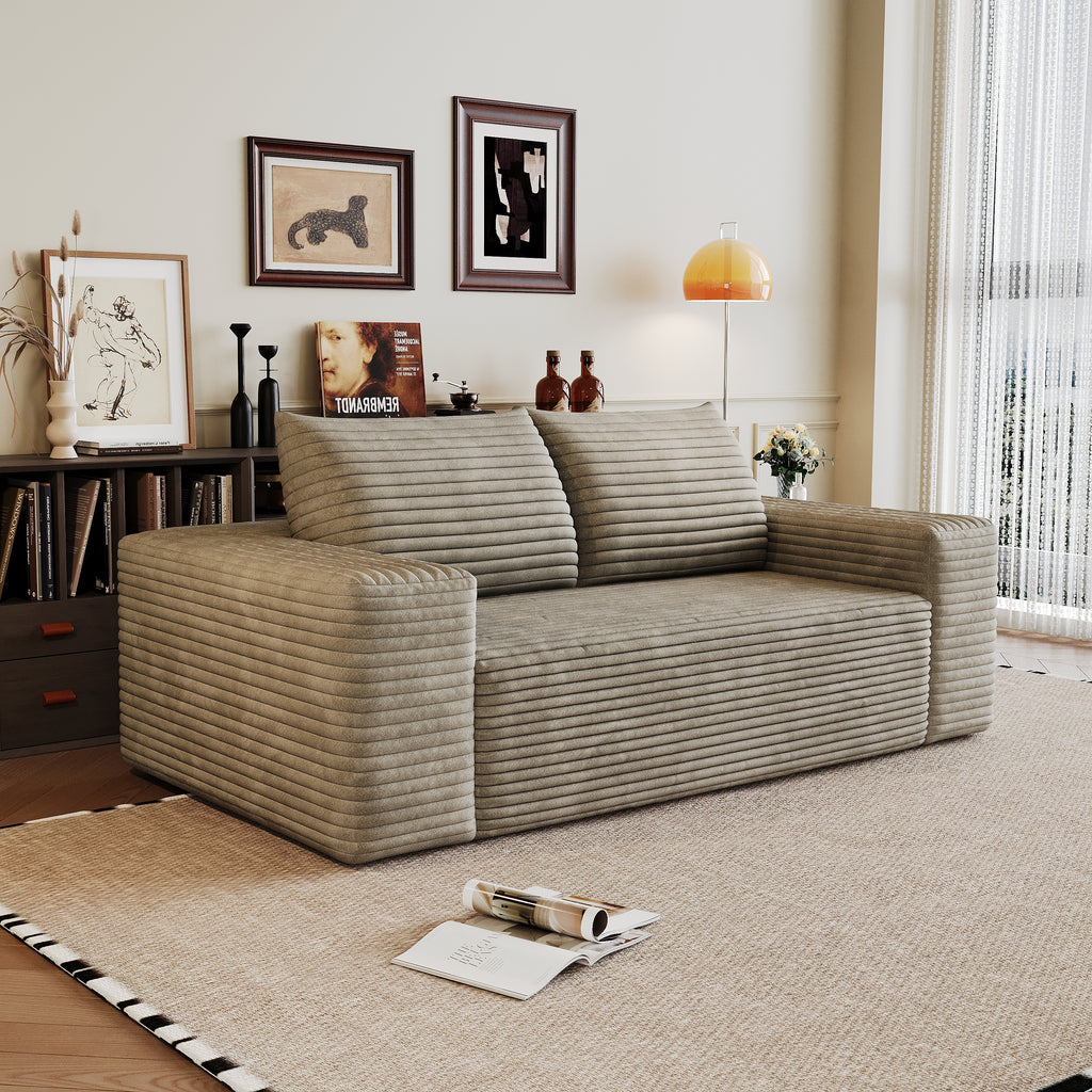 2-seater loveseat ergonomic armrest detail